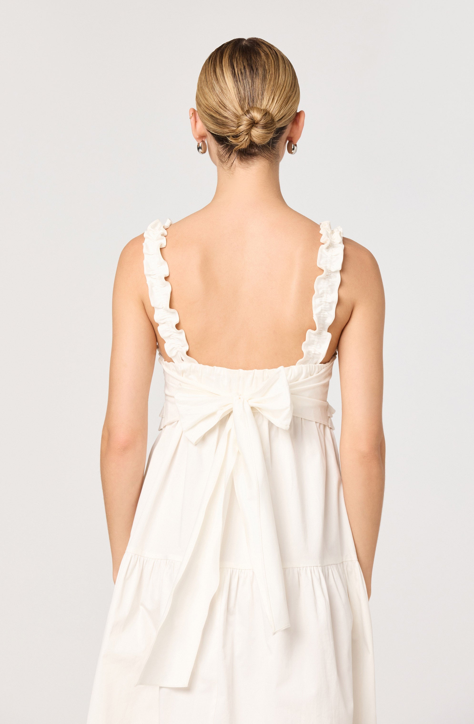 Orenthia Ruffle-Strap Smocked Maxi Dress