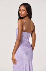 Tyla Satin Bias-Cut Maxi Dress
