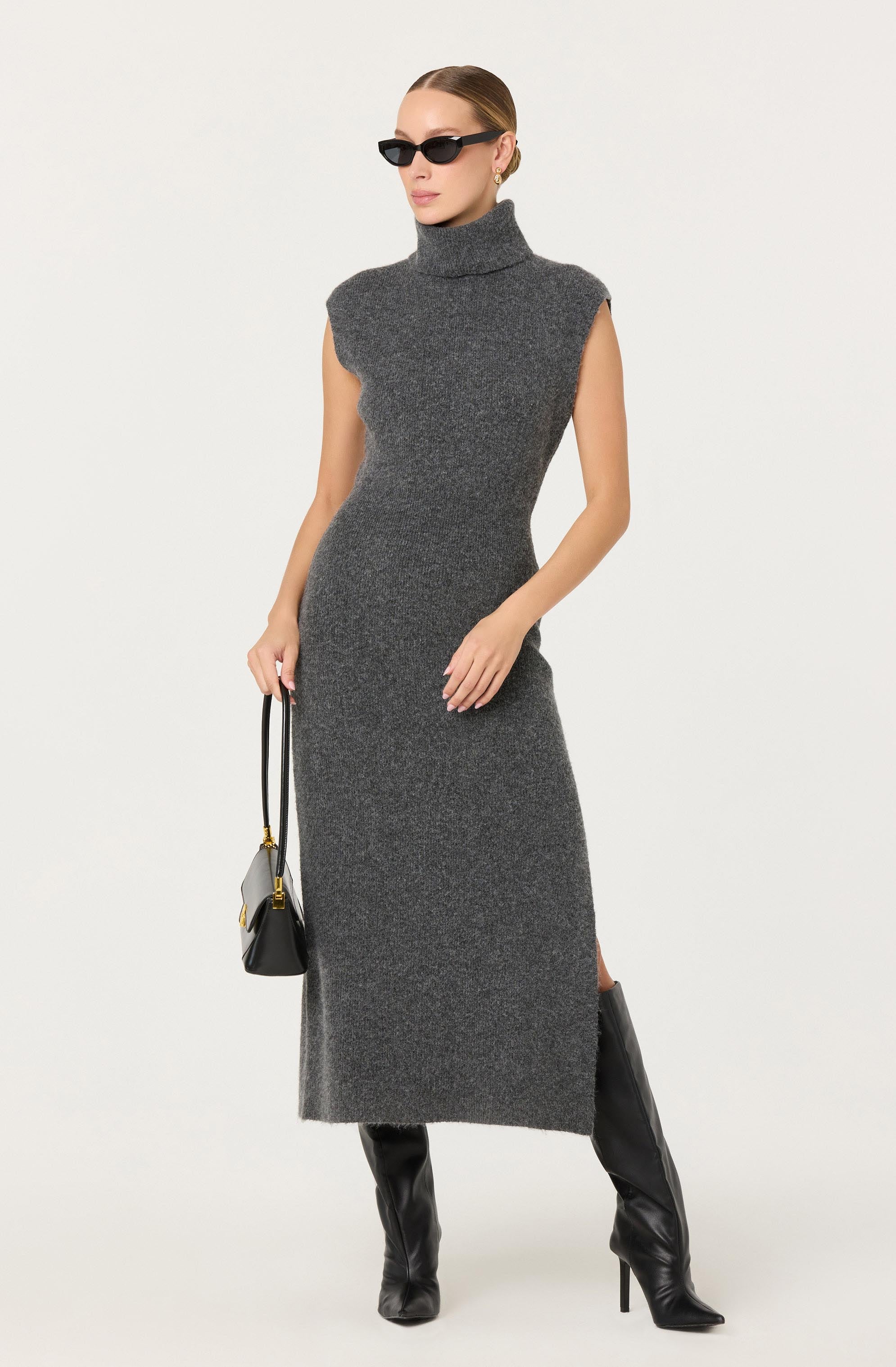 Roxanna Turtleneck Sweater Maxi Dress