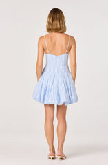 Tionna Plaid Bubble Mini Dress