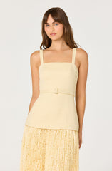 Caitlin Mixed Media Tweed Maxi Dress