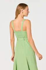 McKinley Button-Front Midi Dress