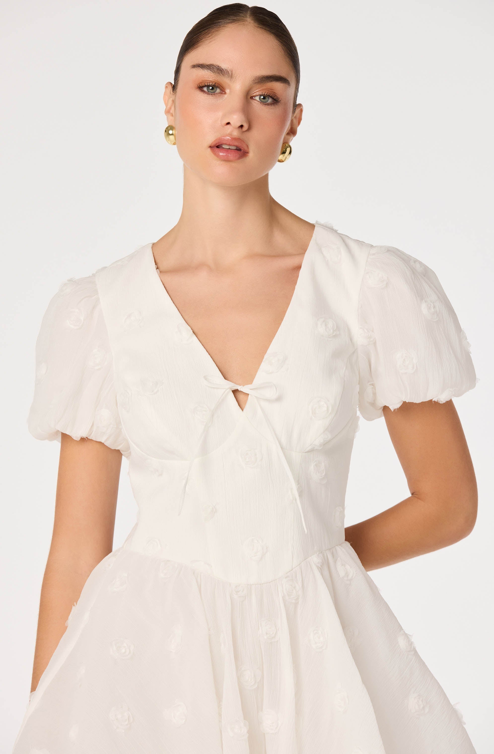 Sommer 3D Floral Mini Dress