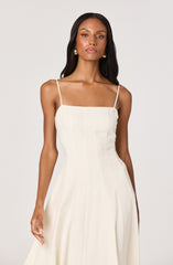 Trisha Square Neck Midi Dress