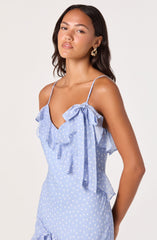 Amiya Floral Chiffon Maxi Dress