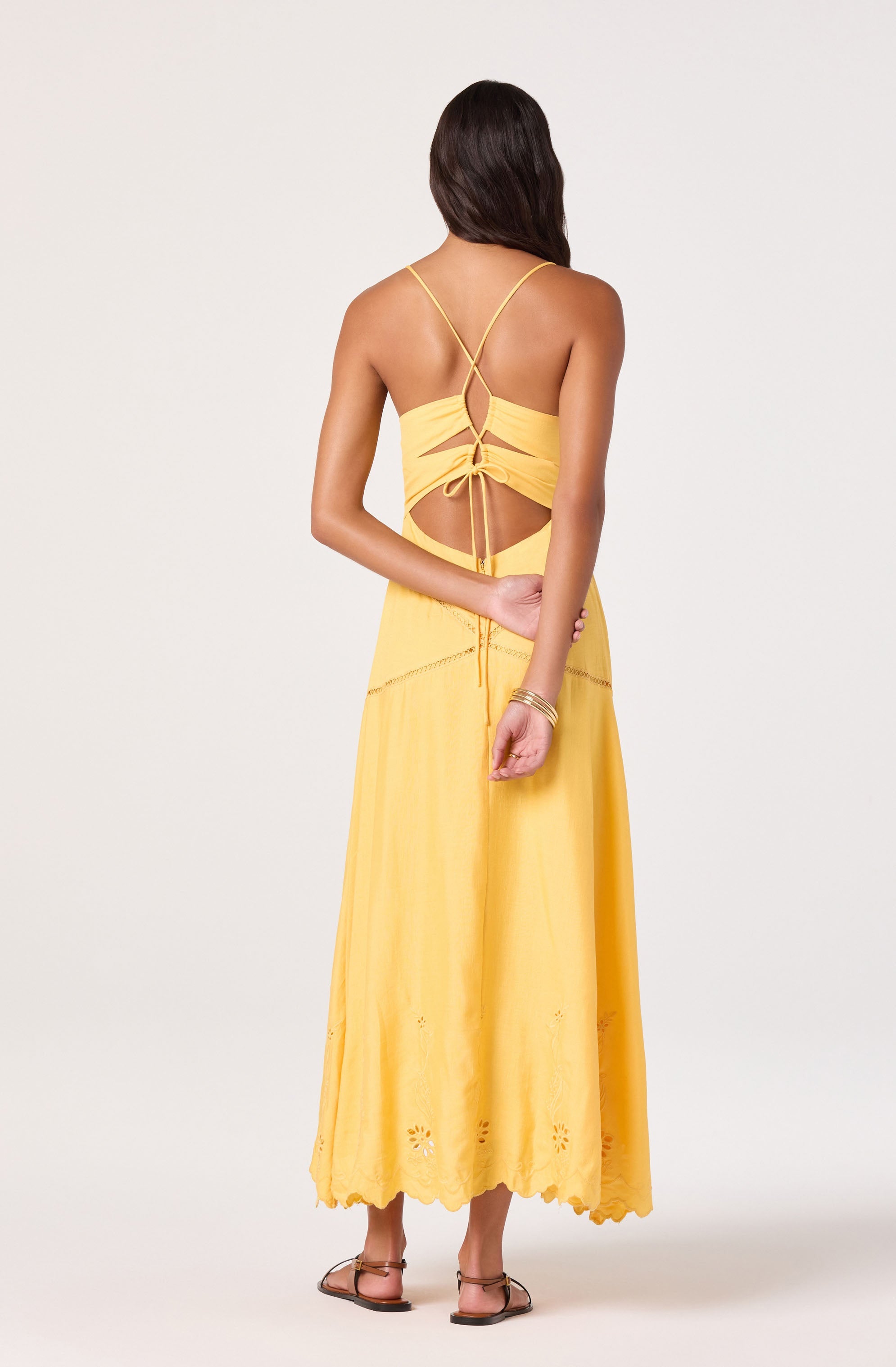 Lainey Eyelet Midi Dress