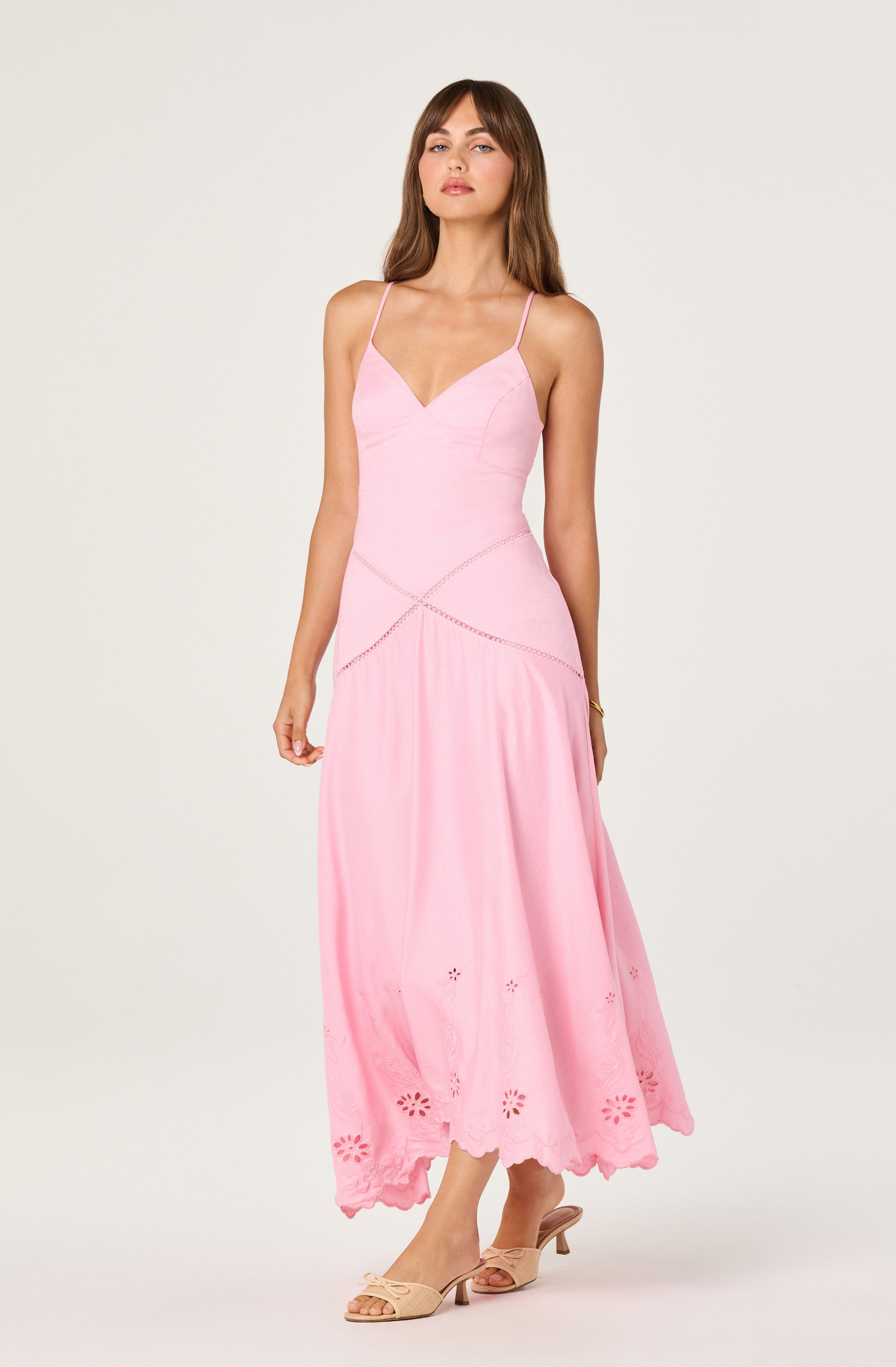 Lainey Eyelet Midi Dress
