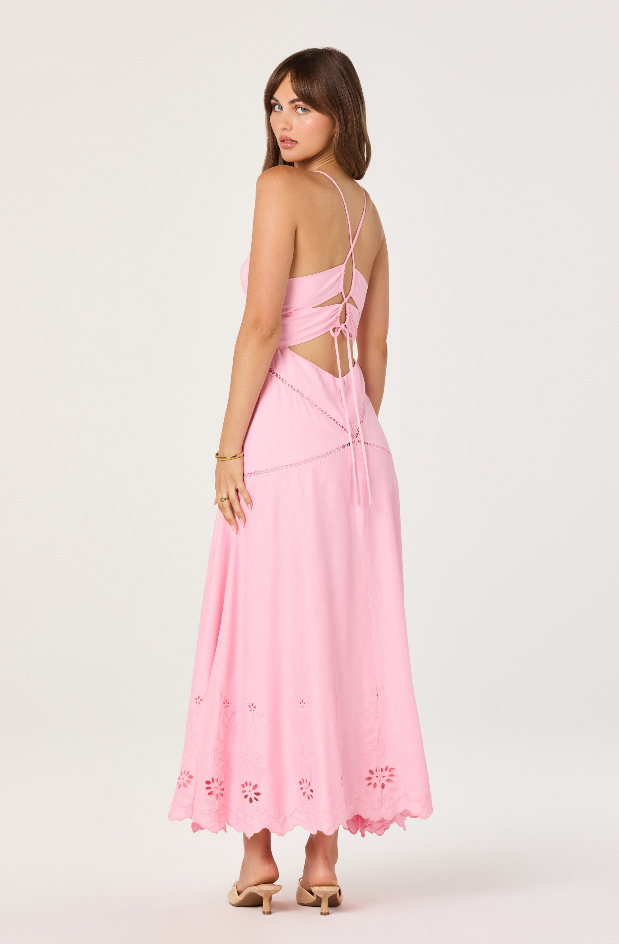 Lainey Eyelet Midi Dress