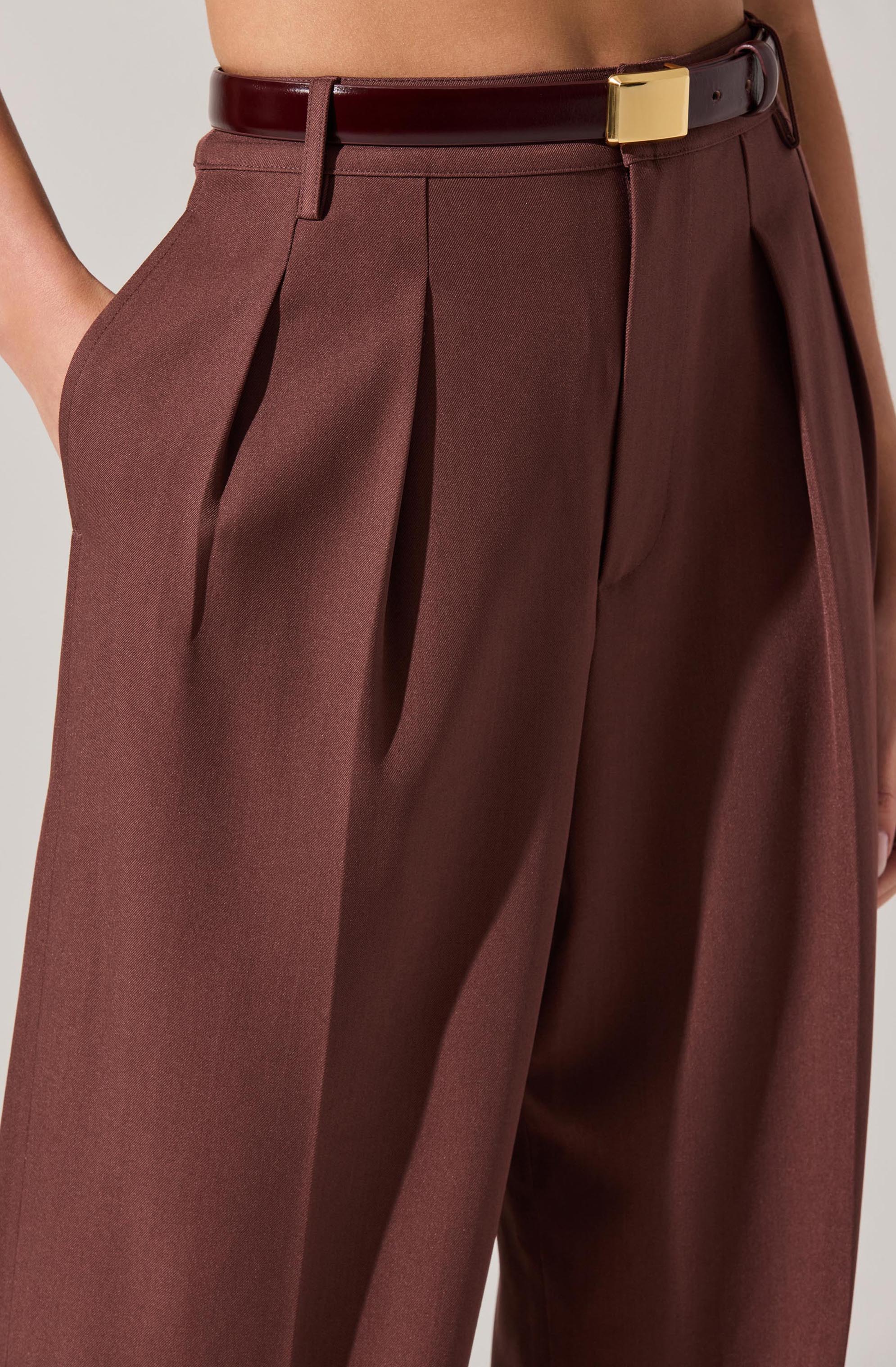 Faria Pleated Tailored Pants