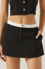 Rory Contrast Trim Skort