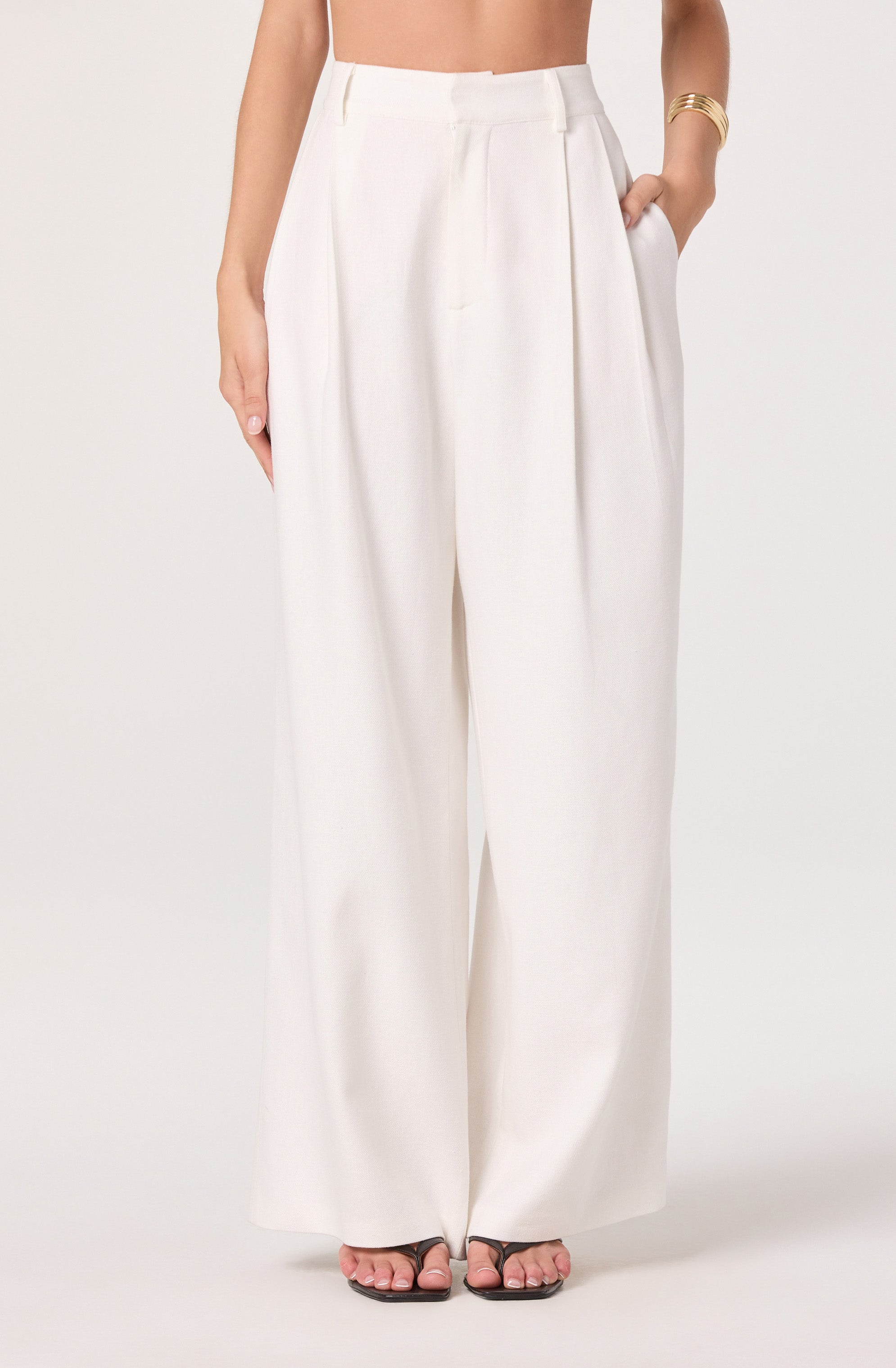 Talulla Wide-Leg Linen Pants