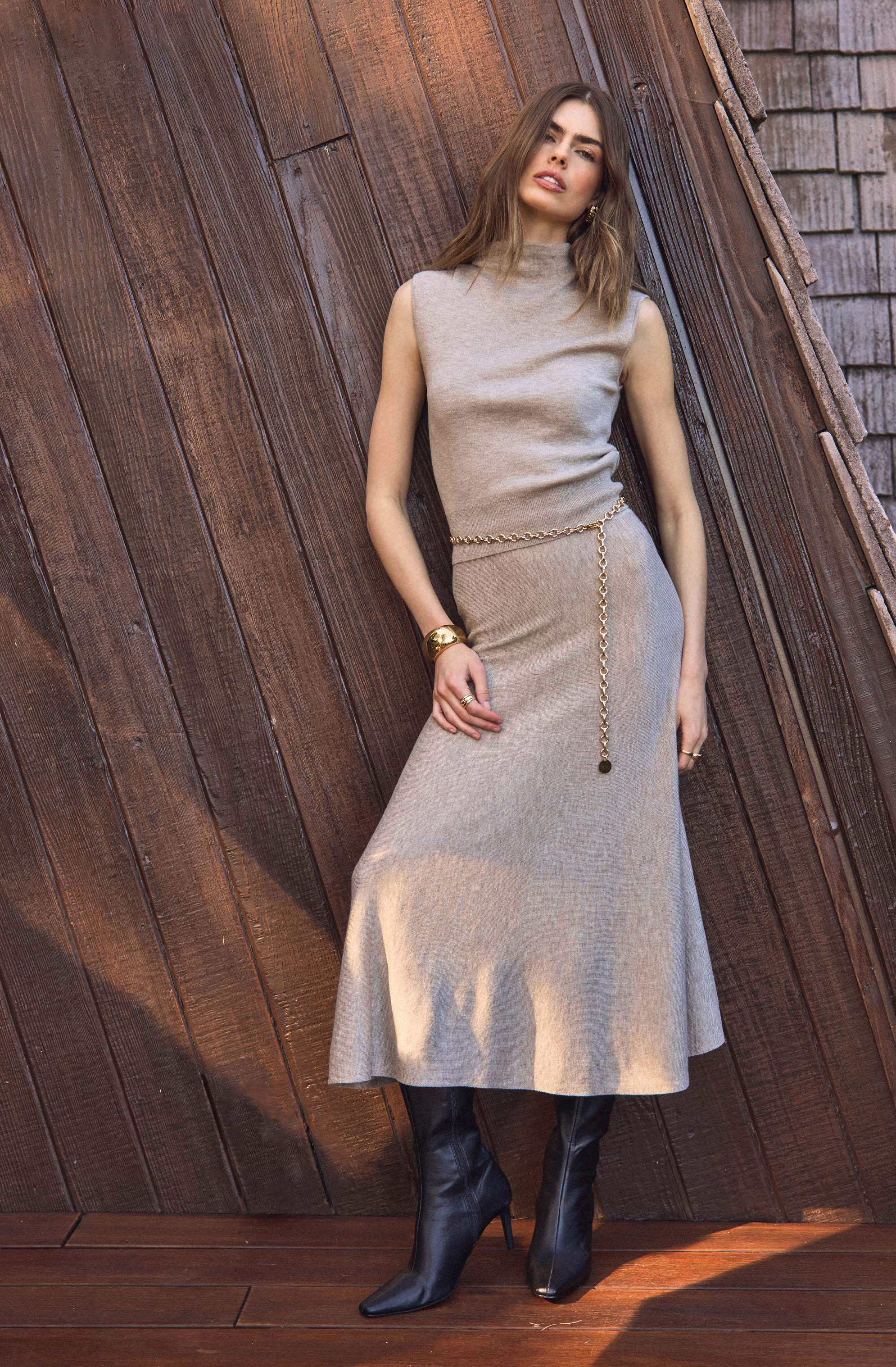 Deora Midi Sweater Skirt