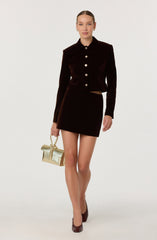 Vox Velvet Mini Skirt