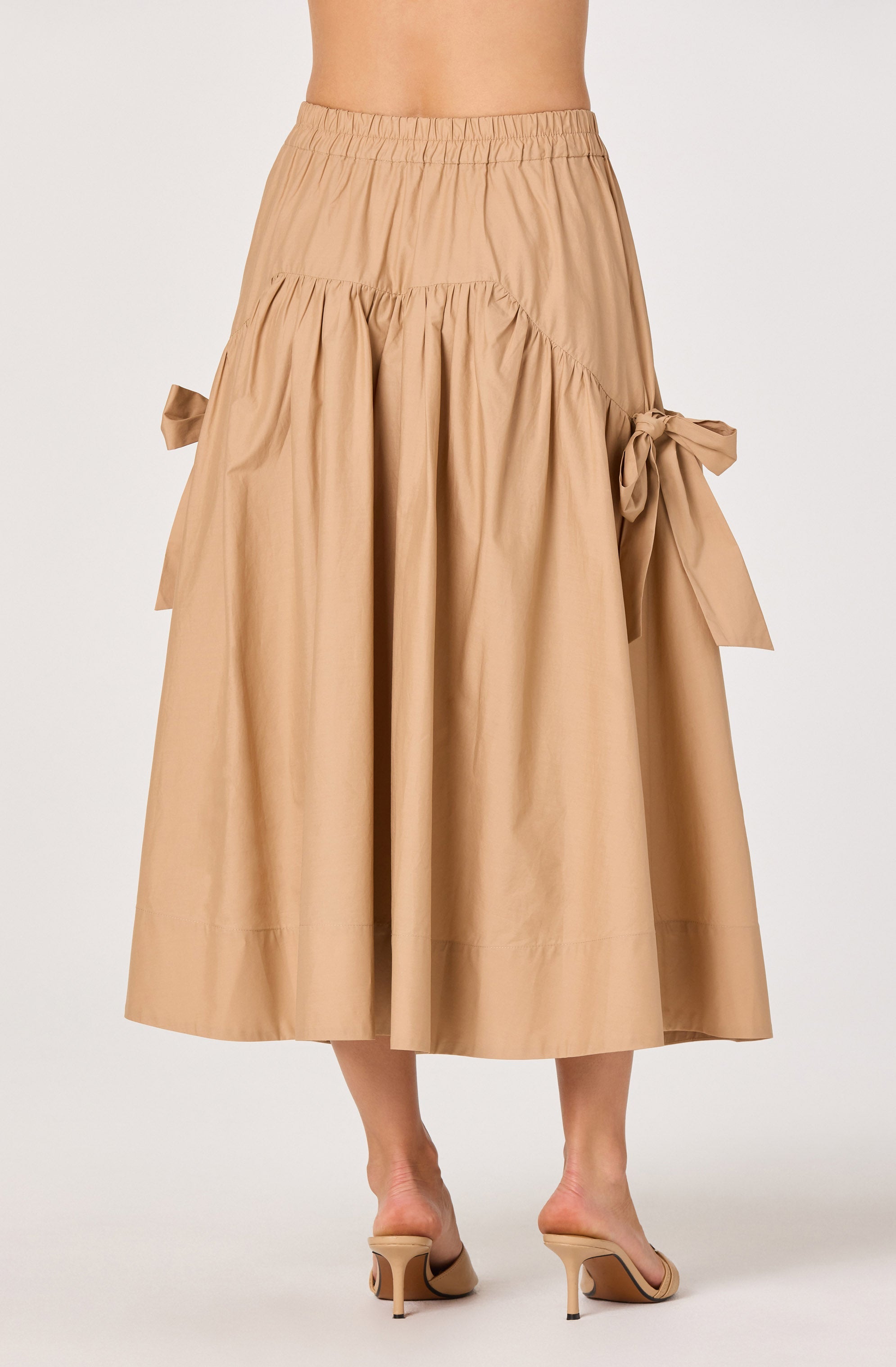 Lylah Bow Midi Skirt