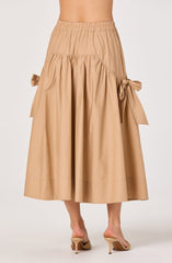 Lylah Bow Midi Skirt