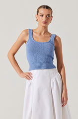 Virgo Textured Sweater Tank