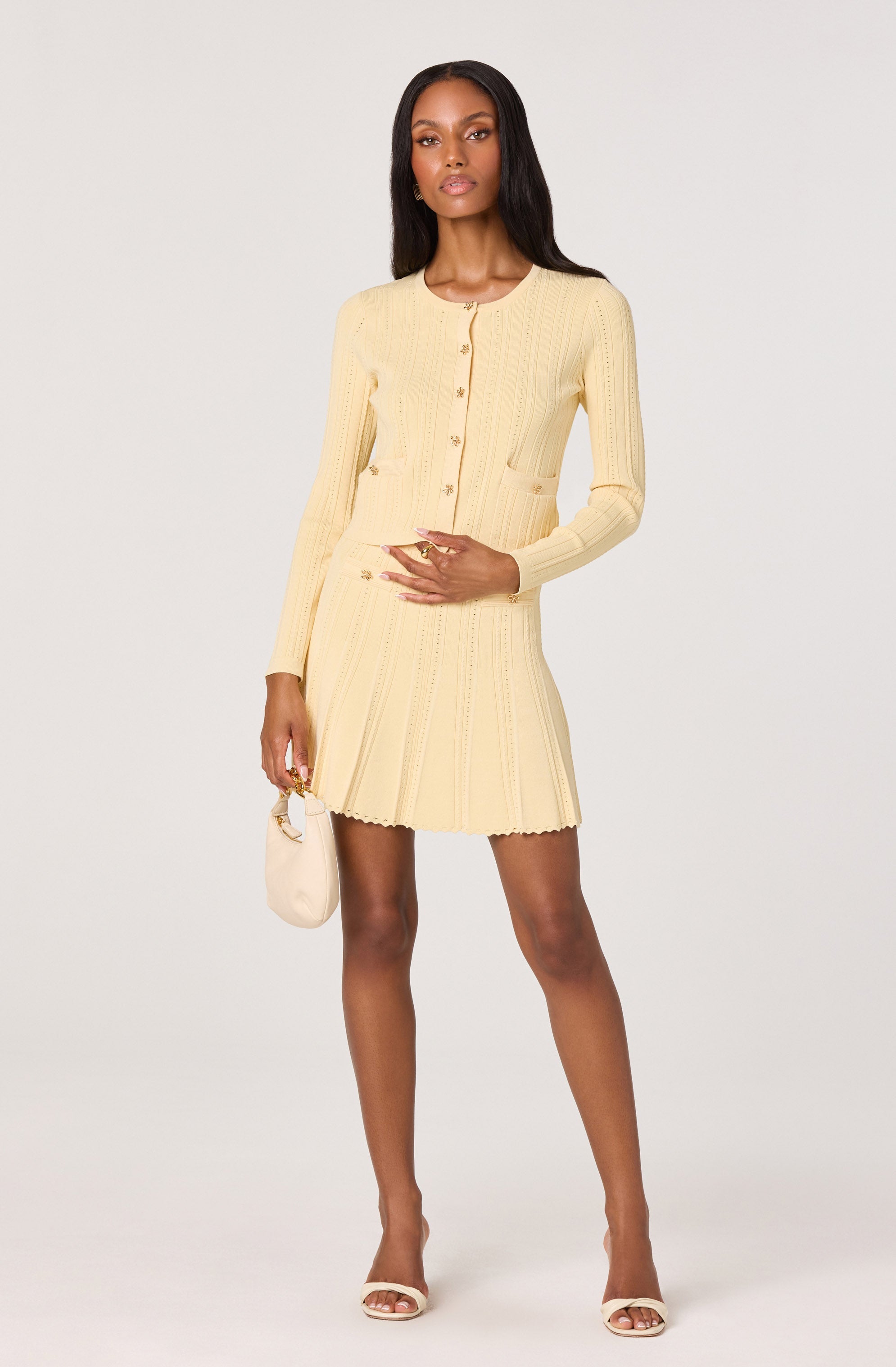 Myrtle Pointelle Knit Cardigan