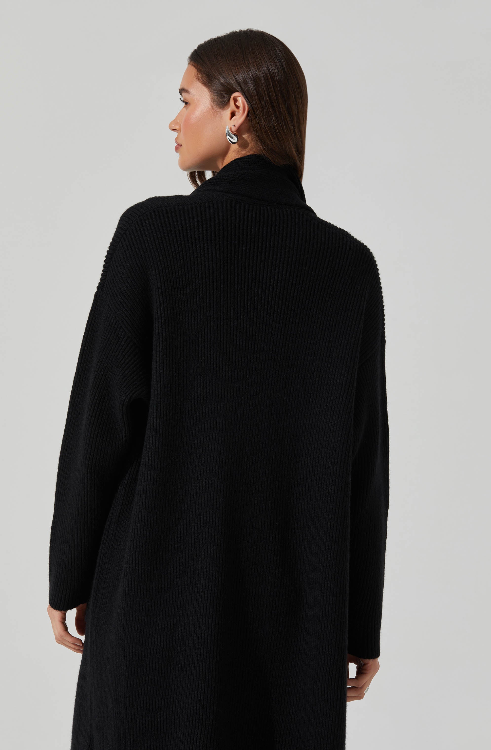 Noemi Ribbed Scarf Cardigan