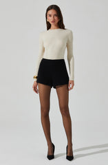 Reece Ribbed Long Sleeve Sweater