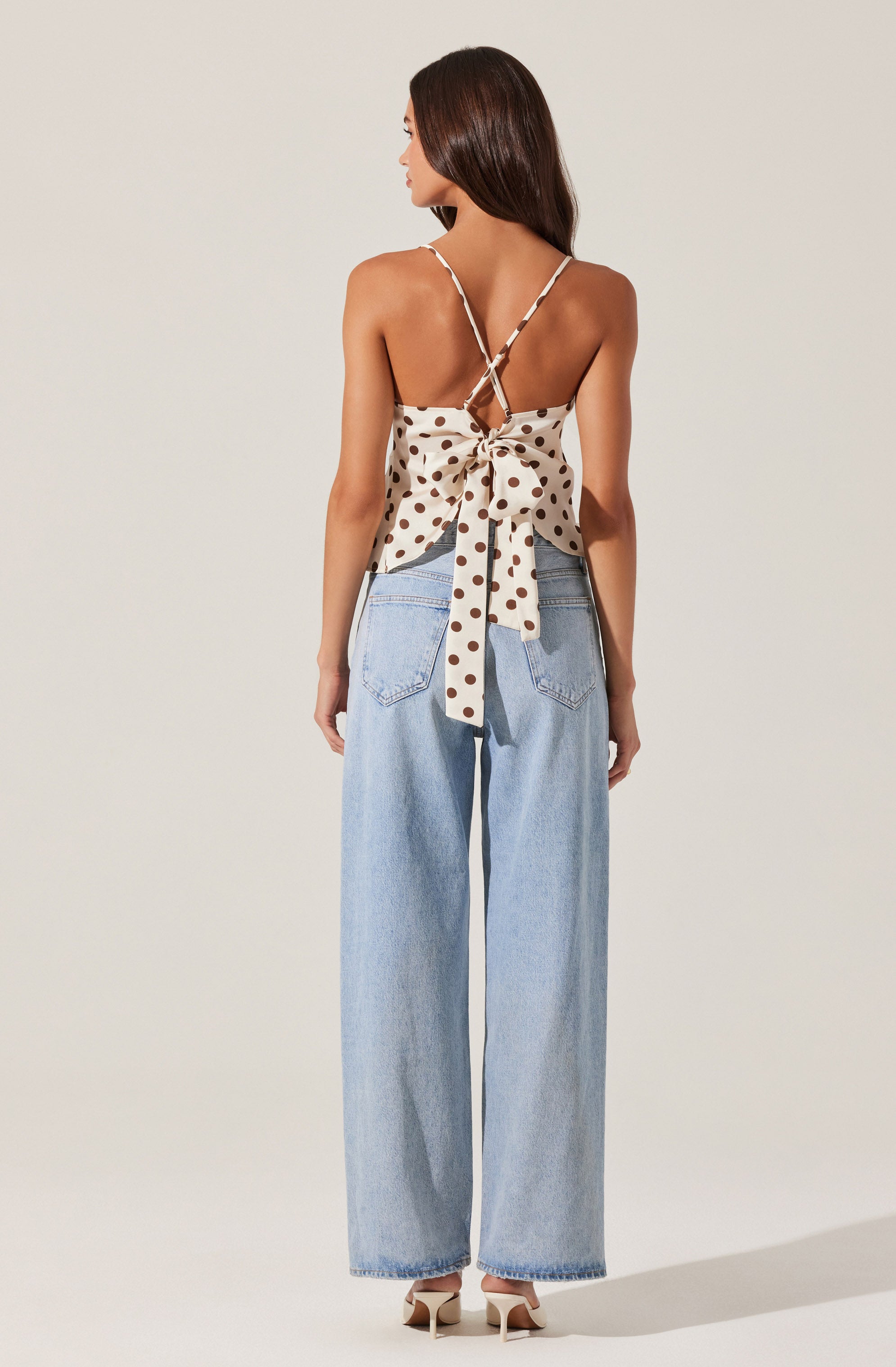 Everli Cowl Neck Peplum Top