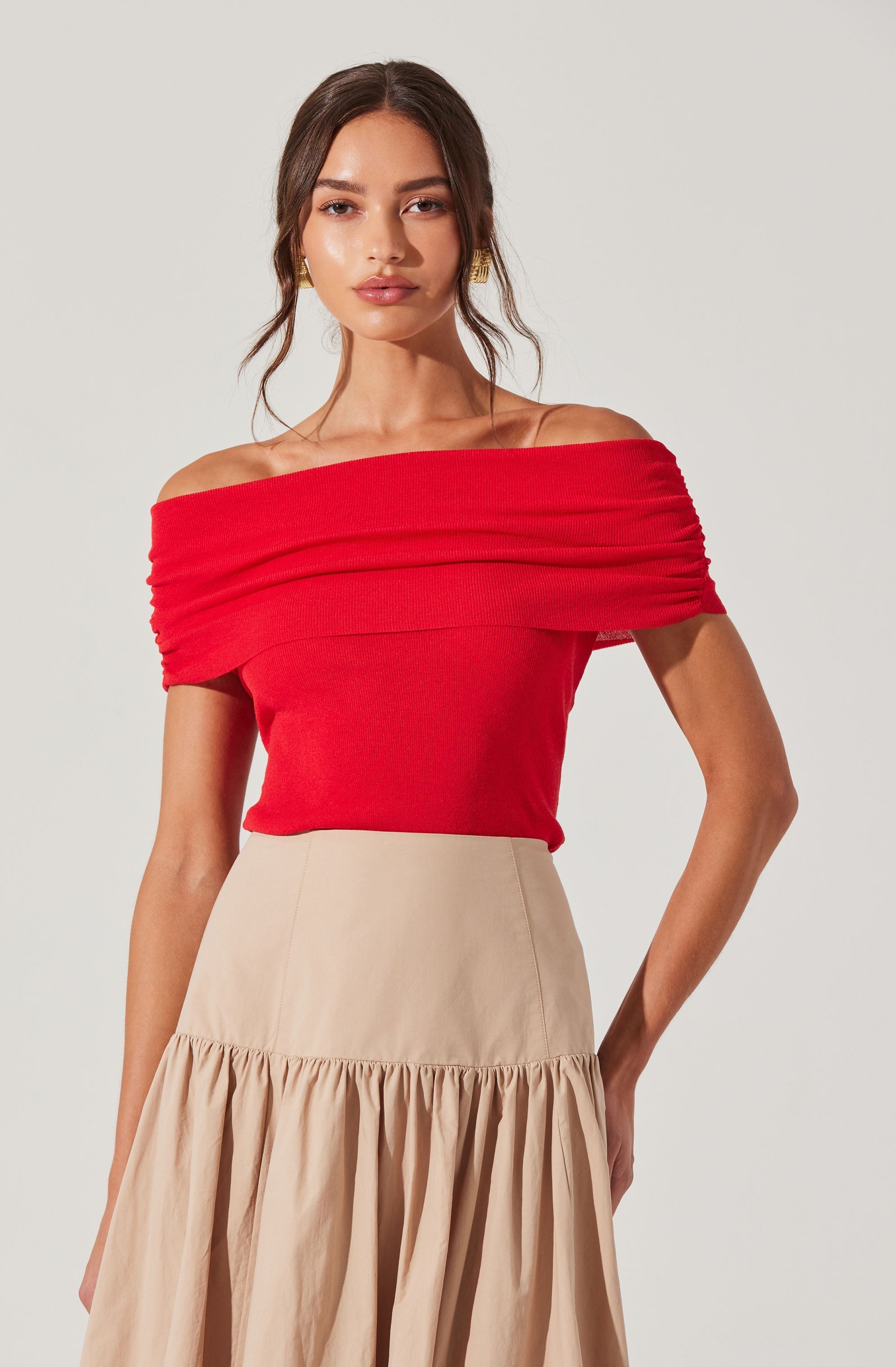 Kylin Off Shoulder Sweater Top