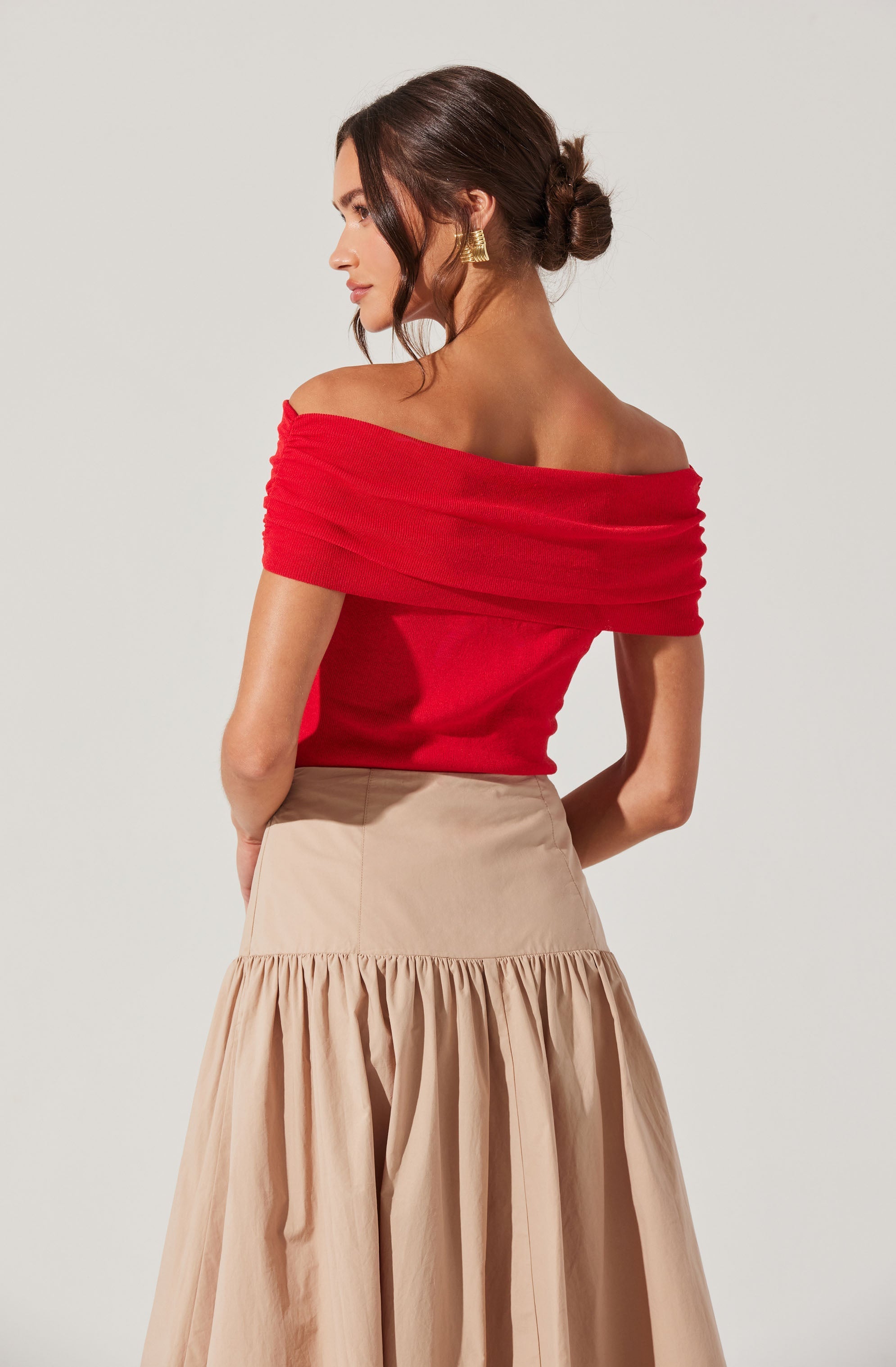 Kylin Off Shoulder Sweater Top