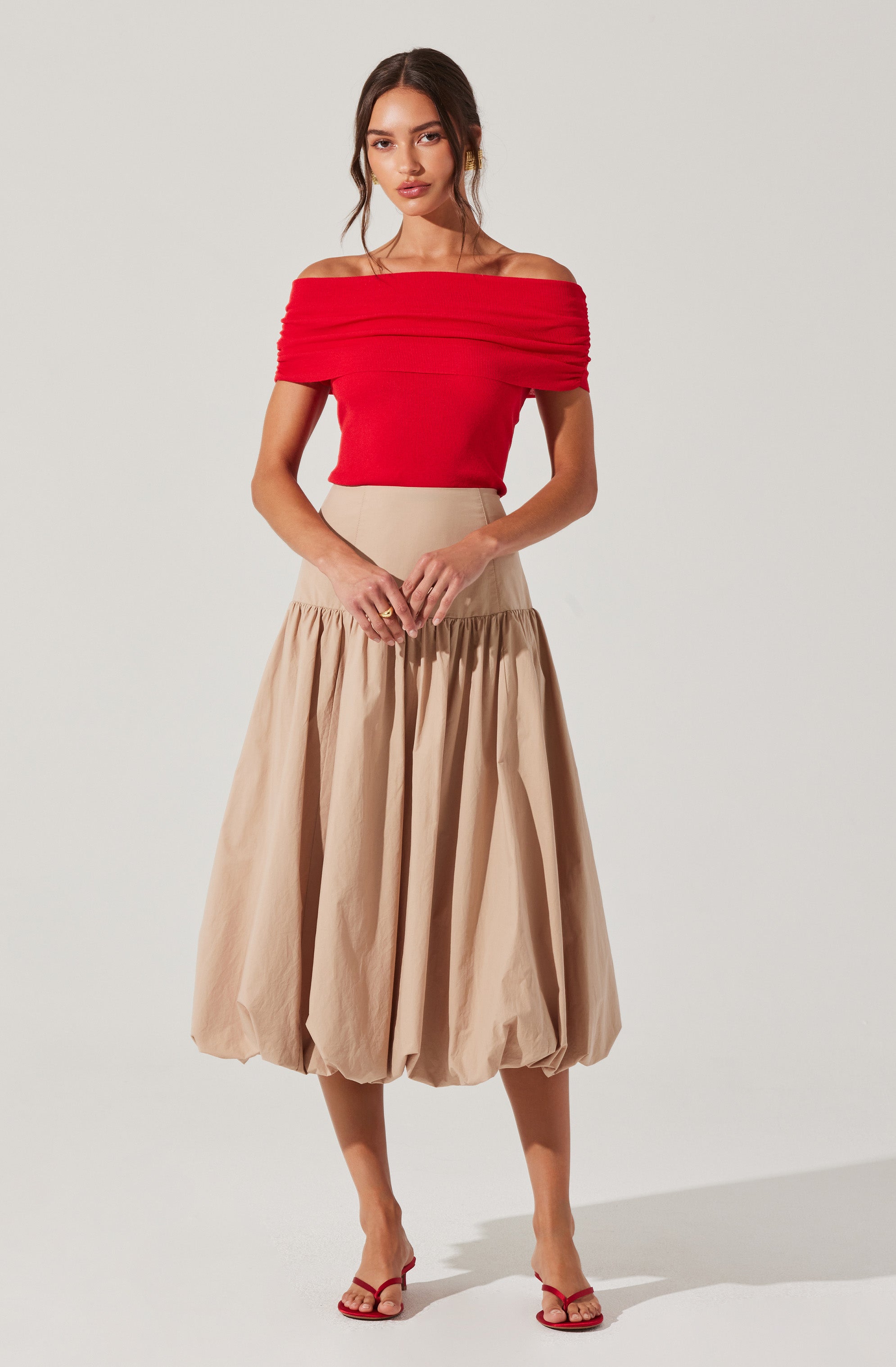 Kylin Off Shoulder Sweater Top