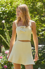 Kiona Tweed Bow Top