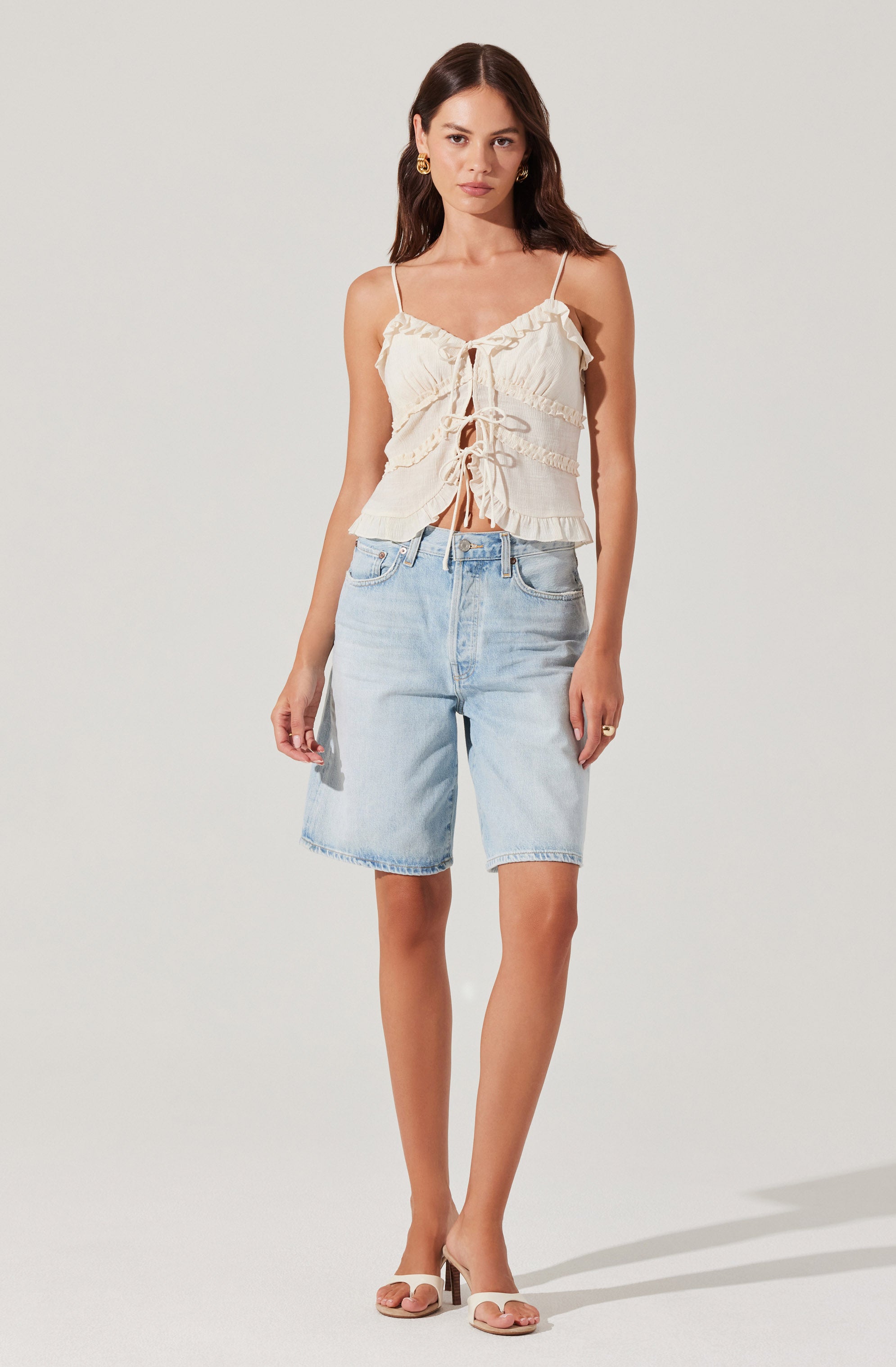 Islah Tie-Front Top