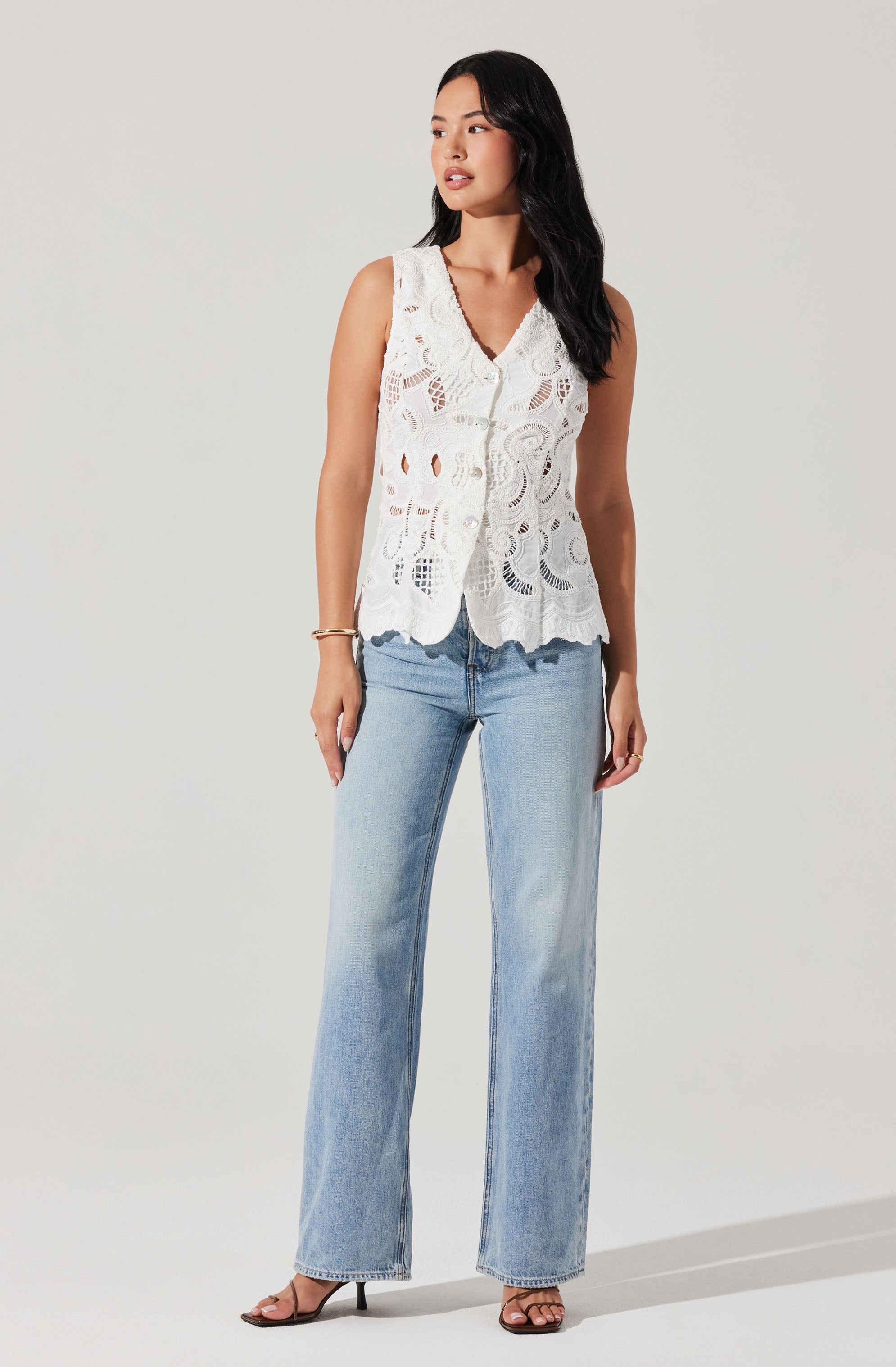 Meira Crochet Vest