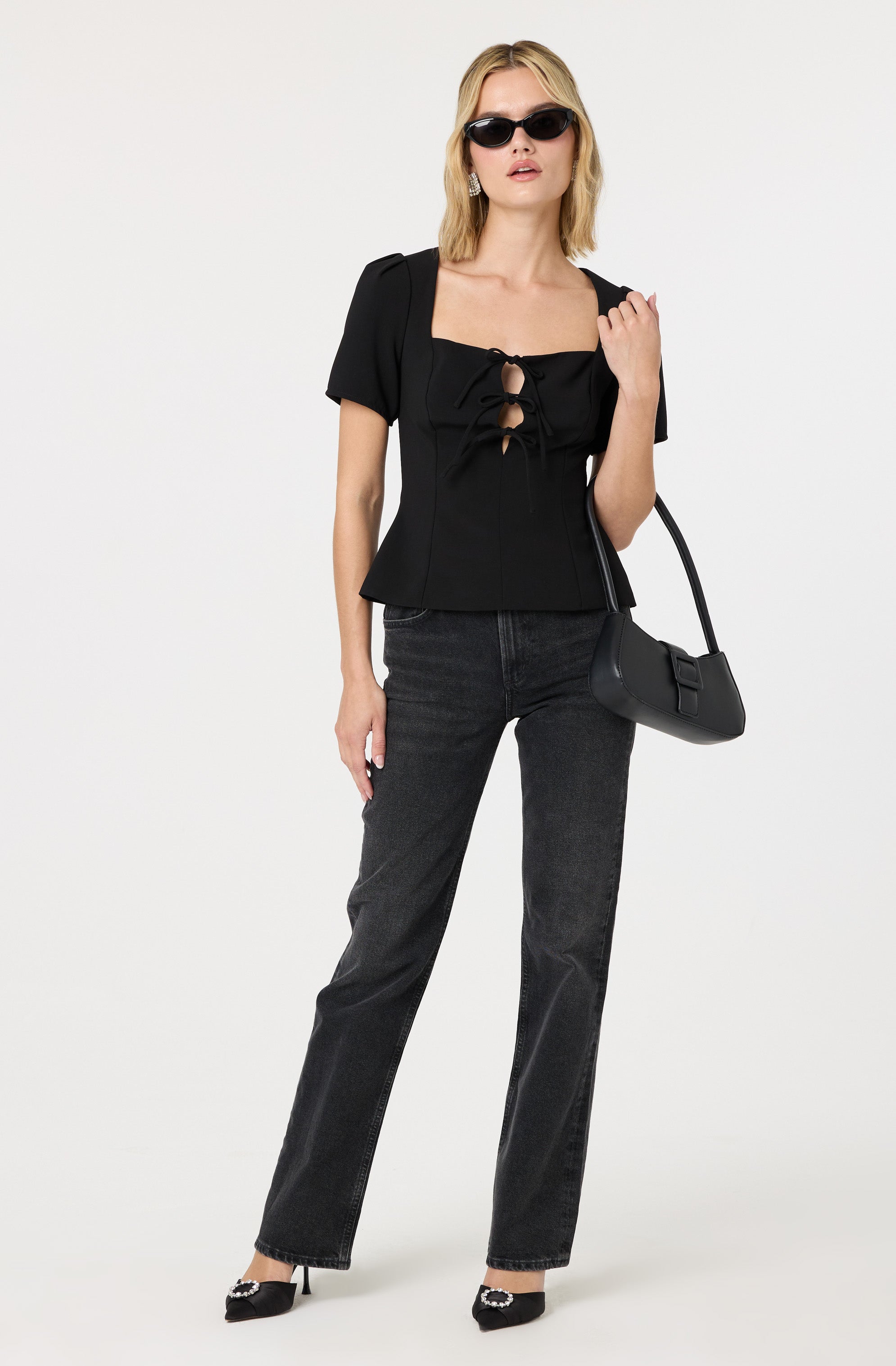 Torie Tie-Front Top