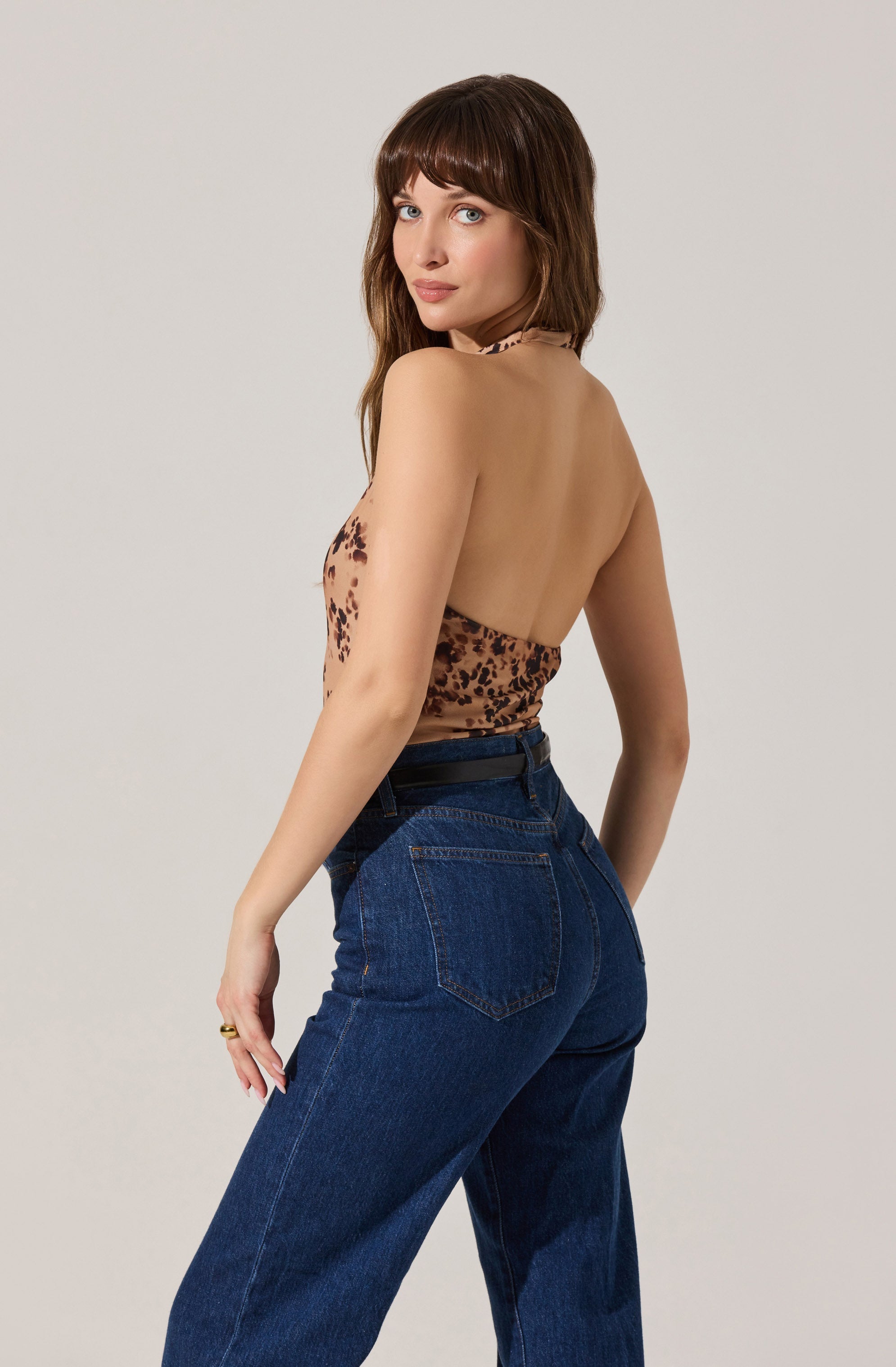 Nala Mesh Halter Bodysuit