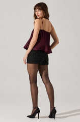 Marisa Pleated Trapeze Top