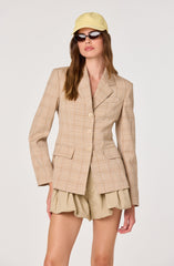 Valor Plaid Tailored Blazer