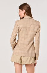 Valor Plaid Tailored Blazer