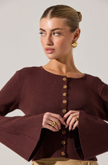 Nylah Bell Sleeve Cardigan