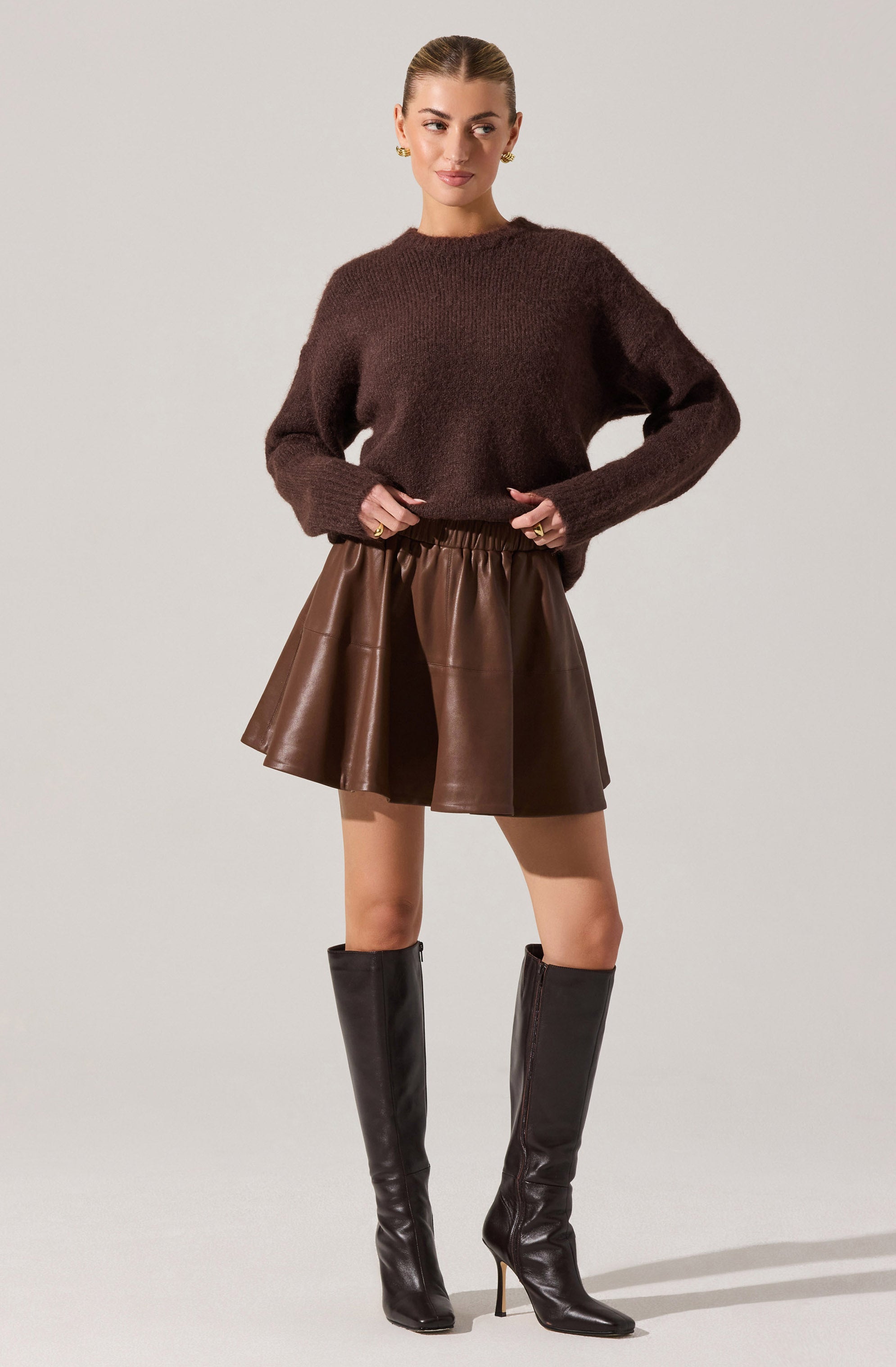 Selbie Brushed Knit Sweater
