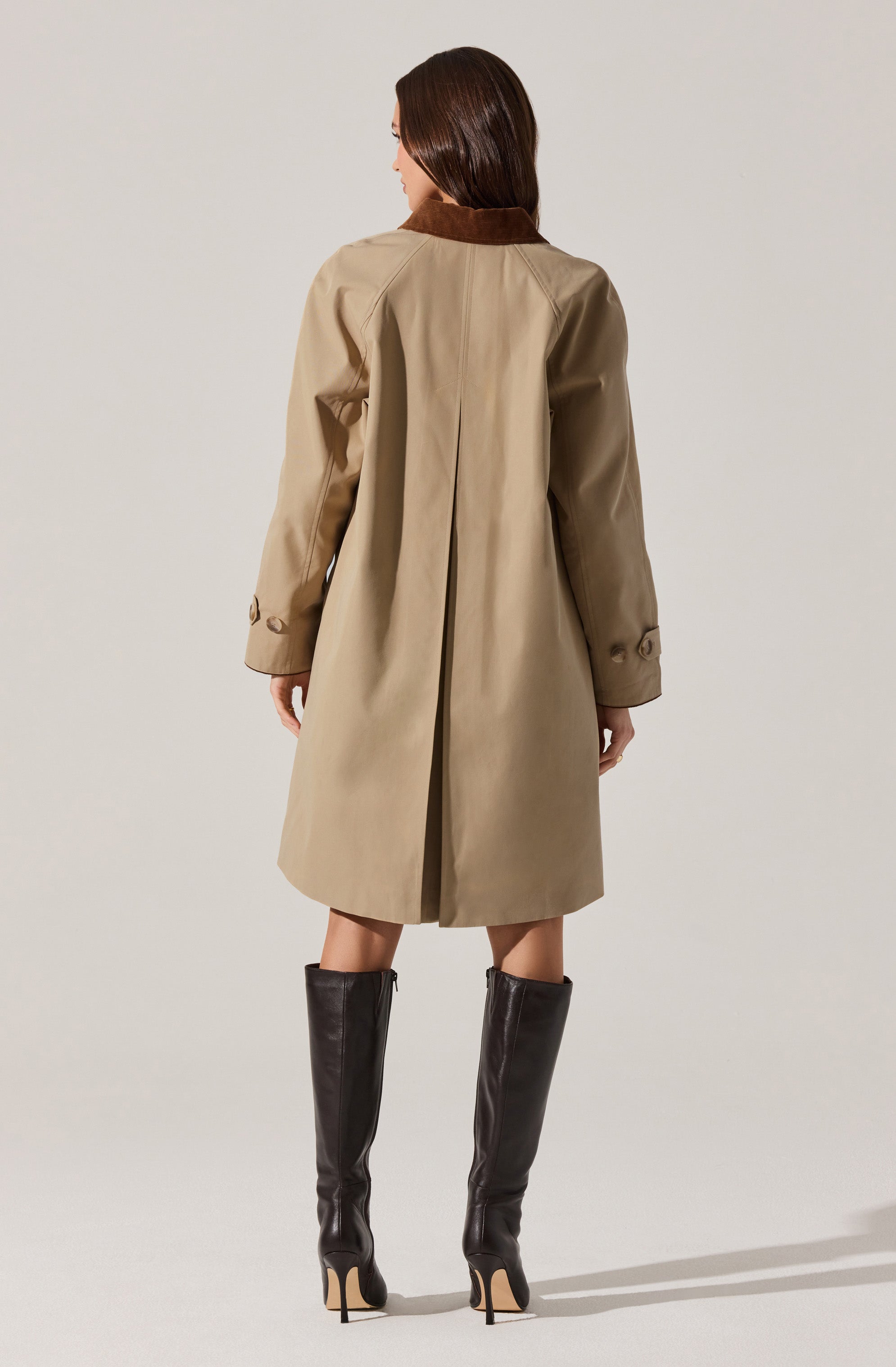 Raiden Contrast Trench Coat