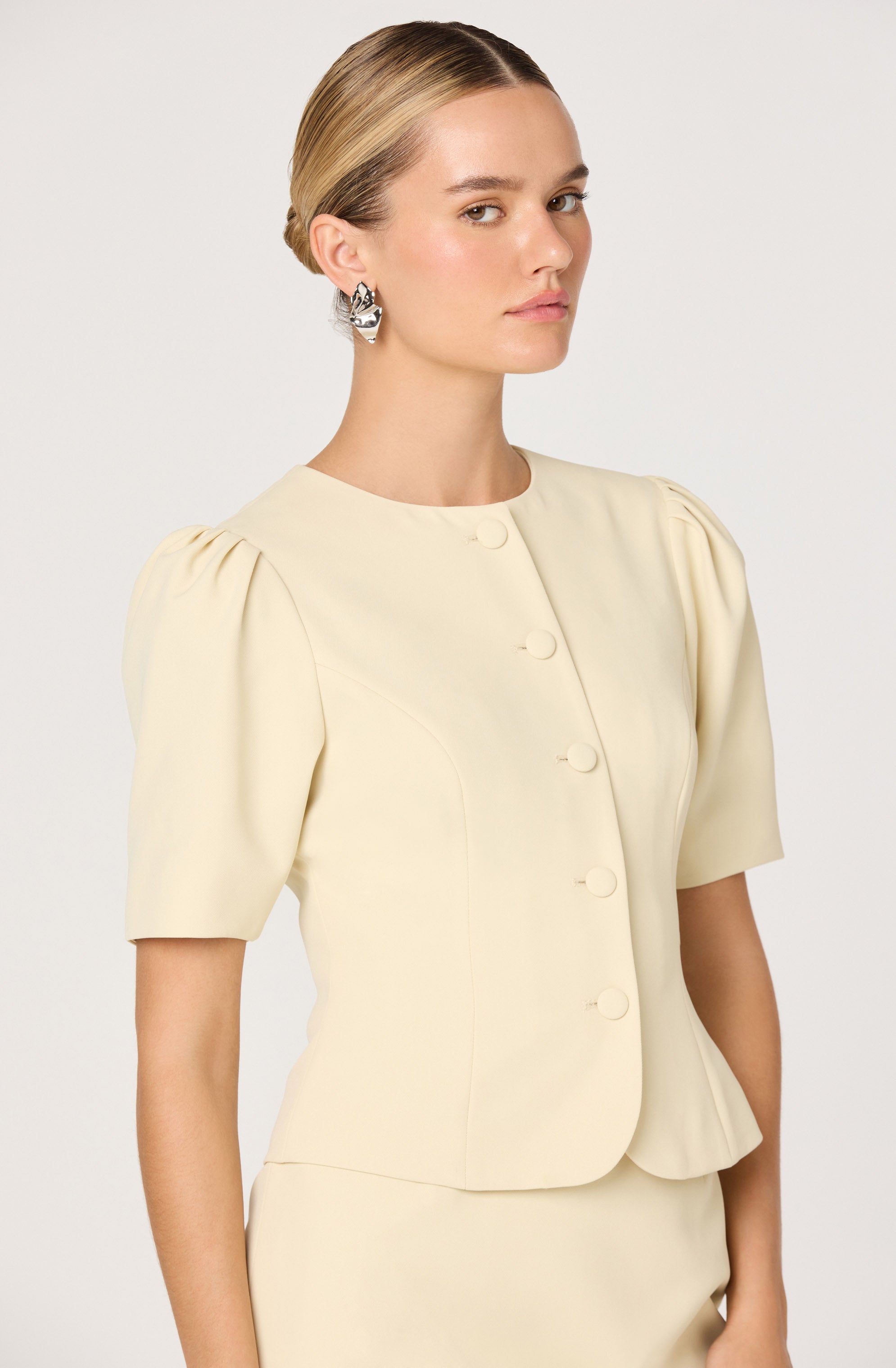 Kristina Puff Sleeve Lady Jacket
