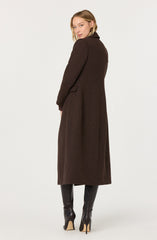 Melisse Wool Blend Longline Coat