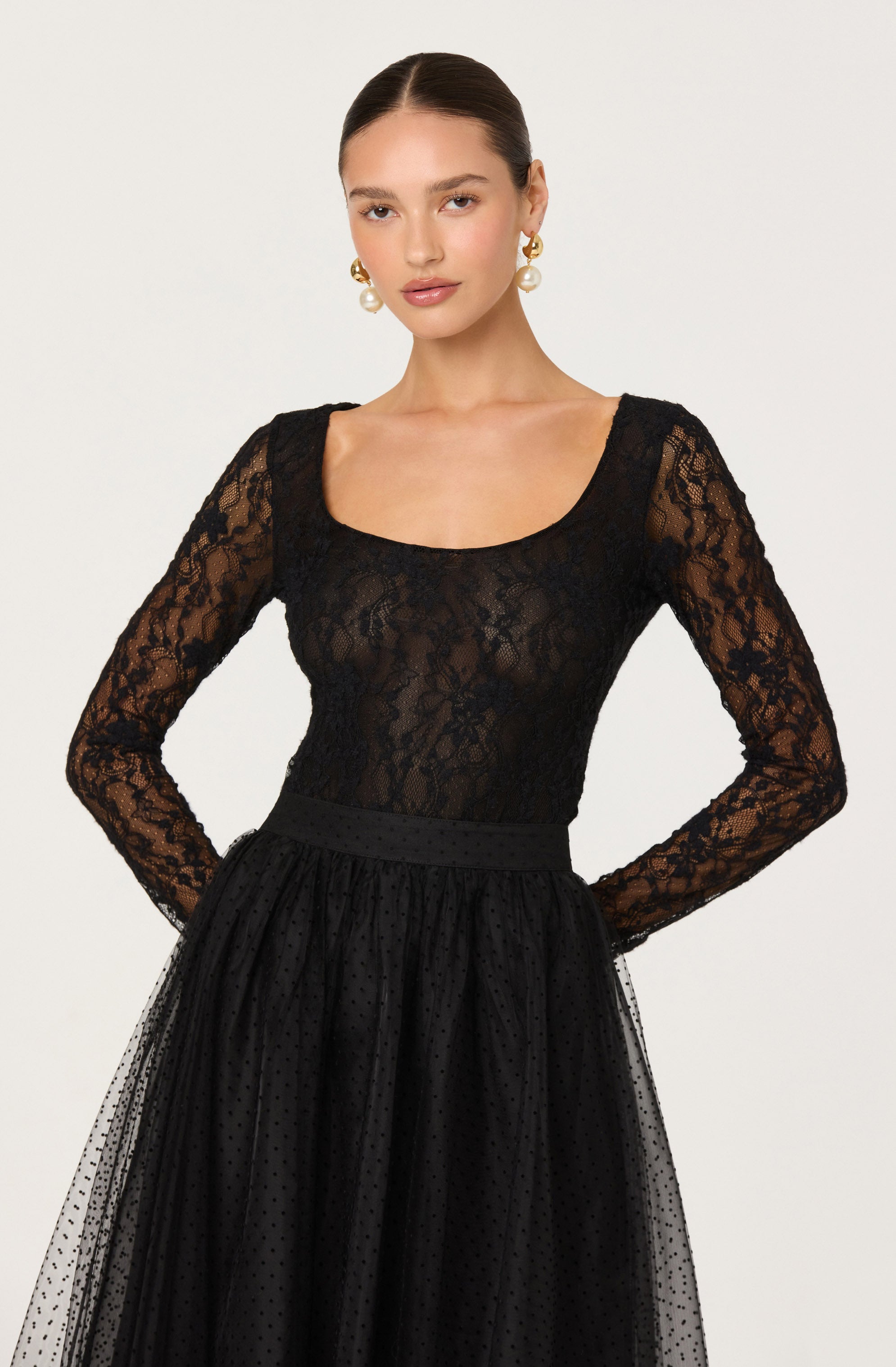 Haniya Floral Lace Bodysuit