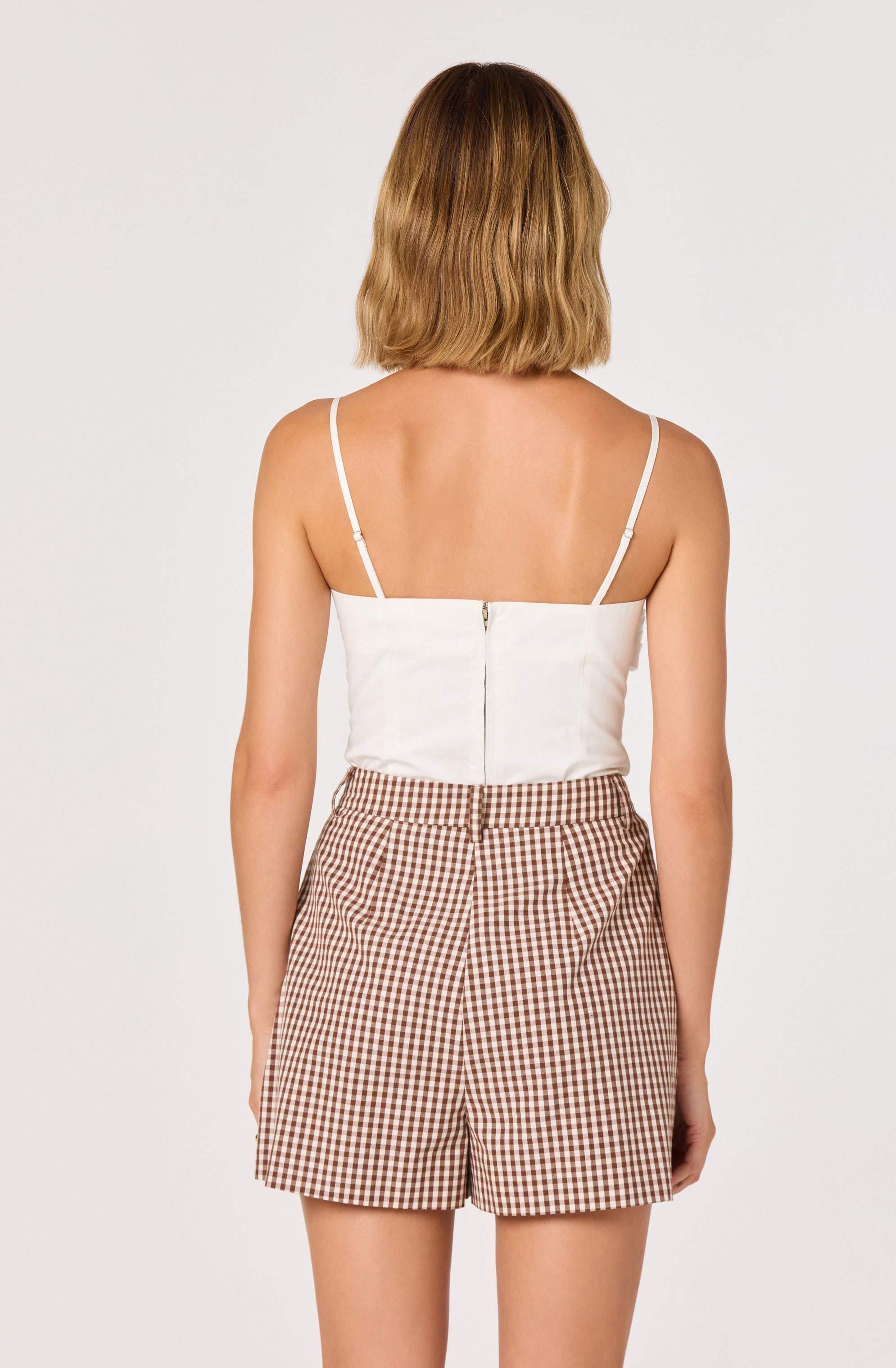 Nakia Bow Detail Cropped Top