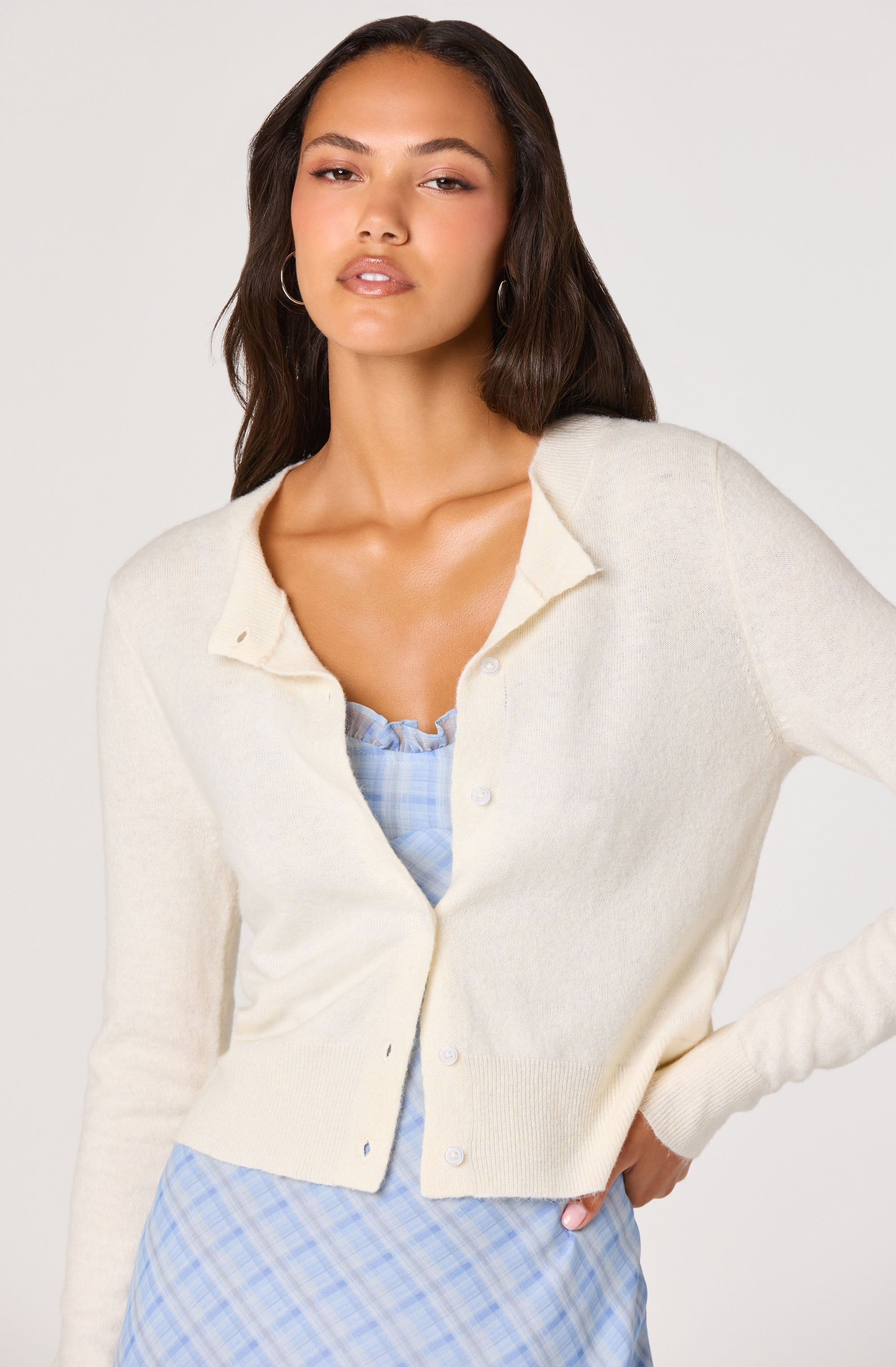 Mary Classic Button Front Cardigan