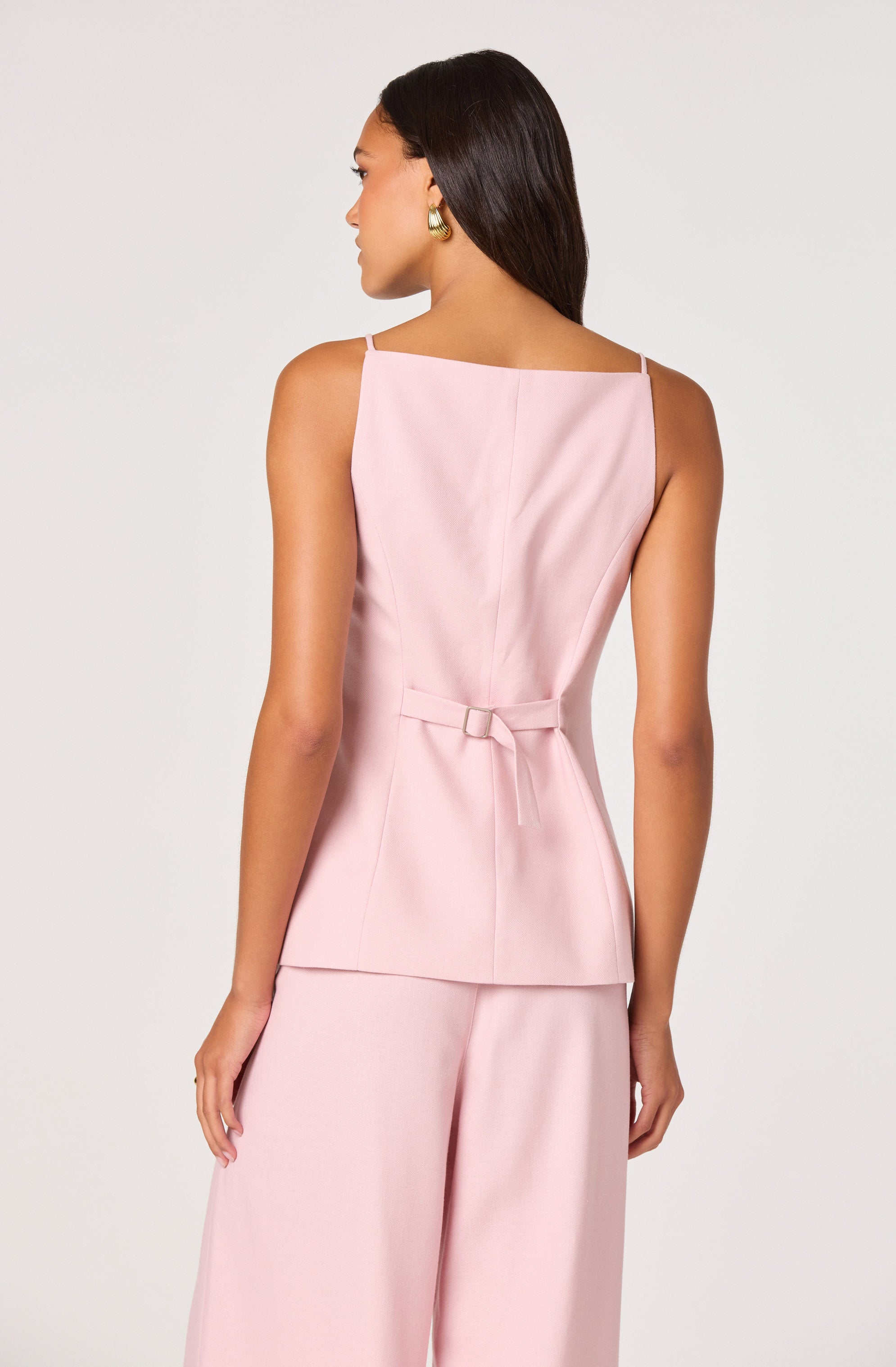 Neha Button-Front Longline Top