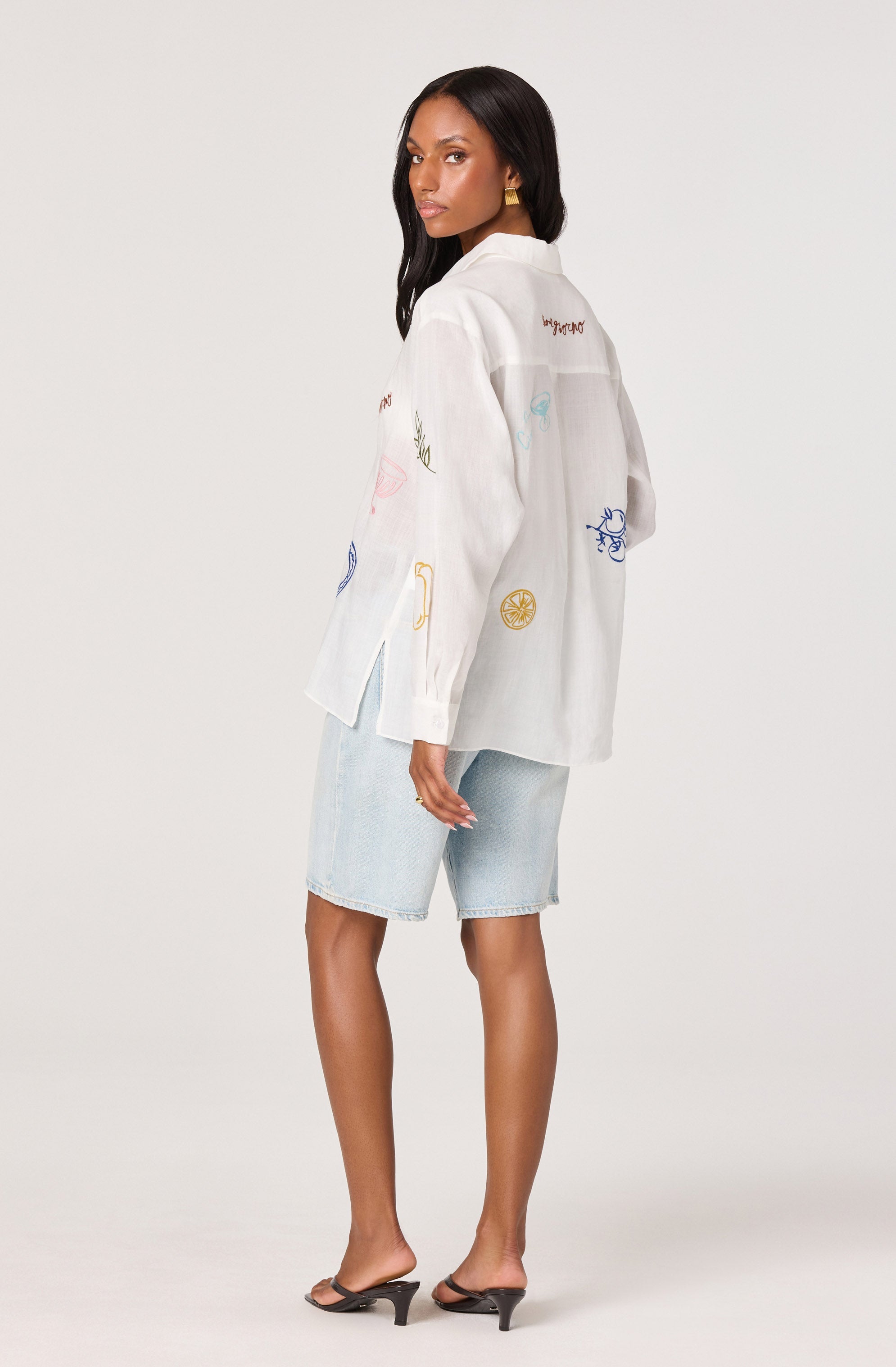 Trace Embroidered Picnic Shirt