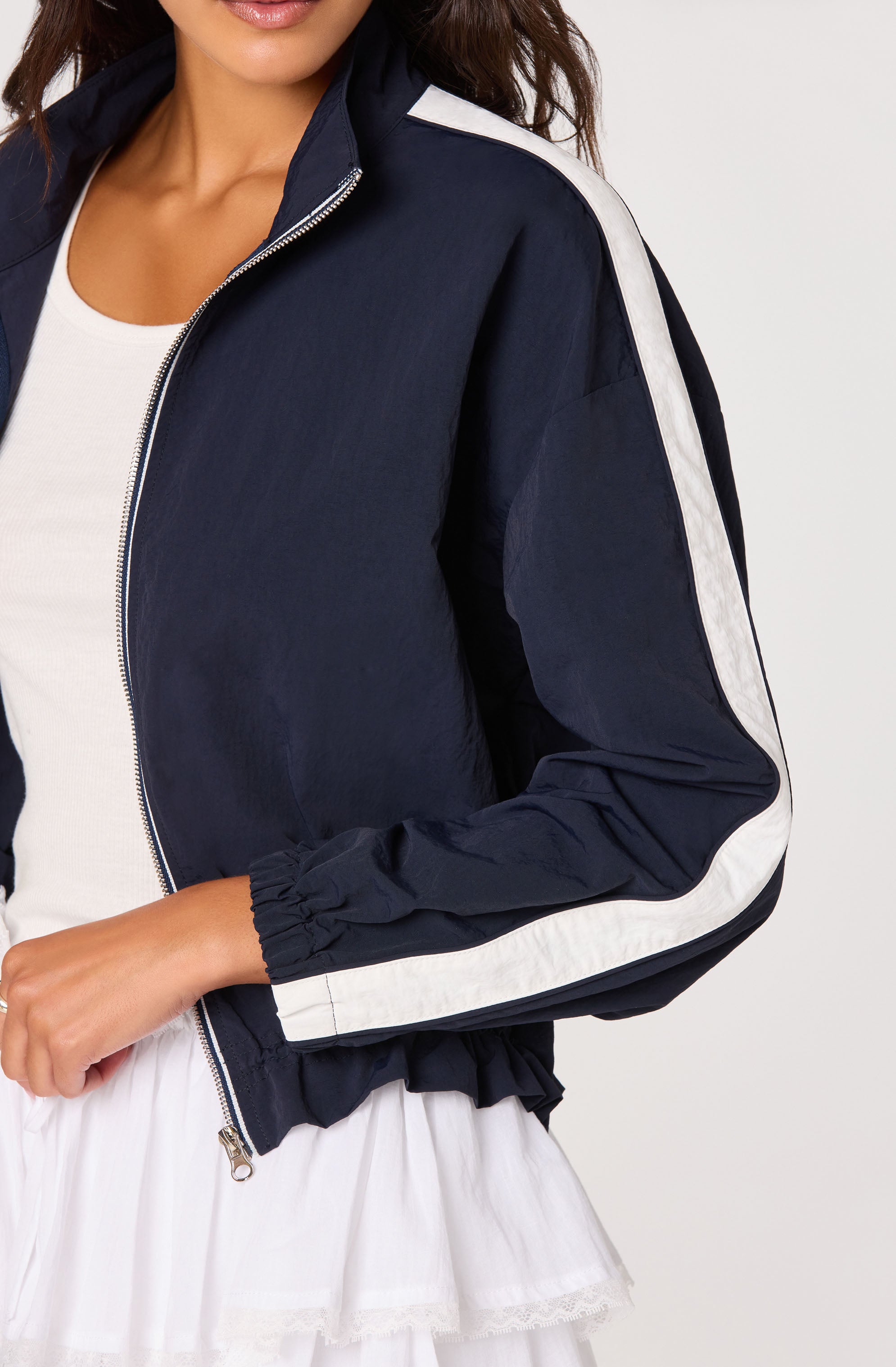 Teo Contrast Stripe Track Jacket