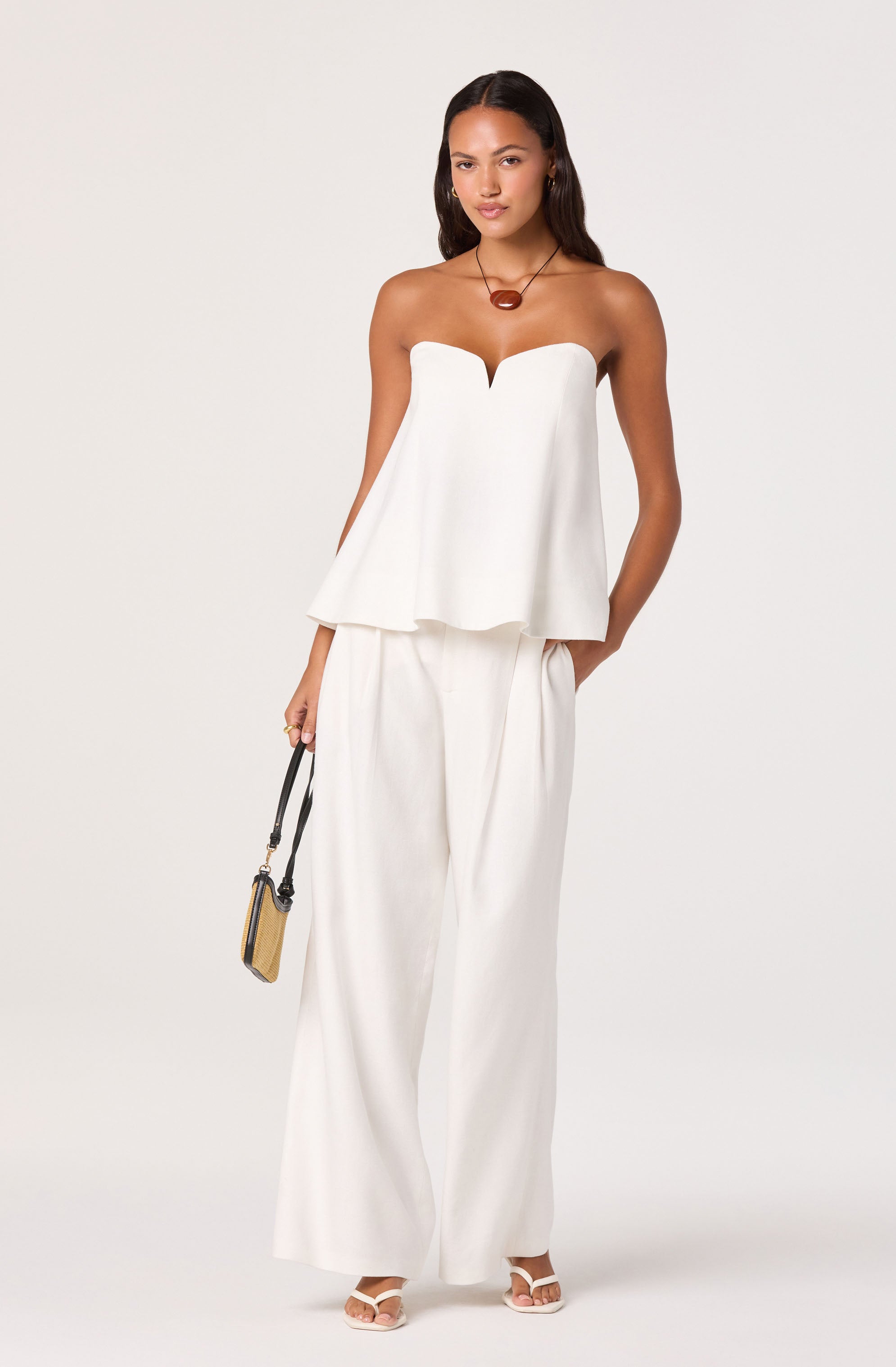 Talulla Strapless Babydoll Top