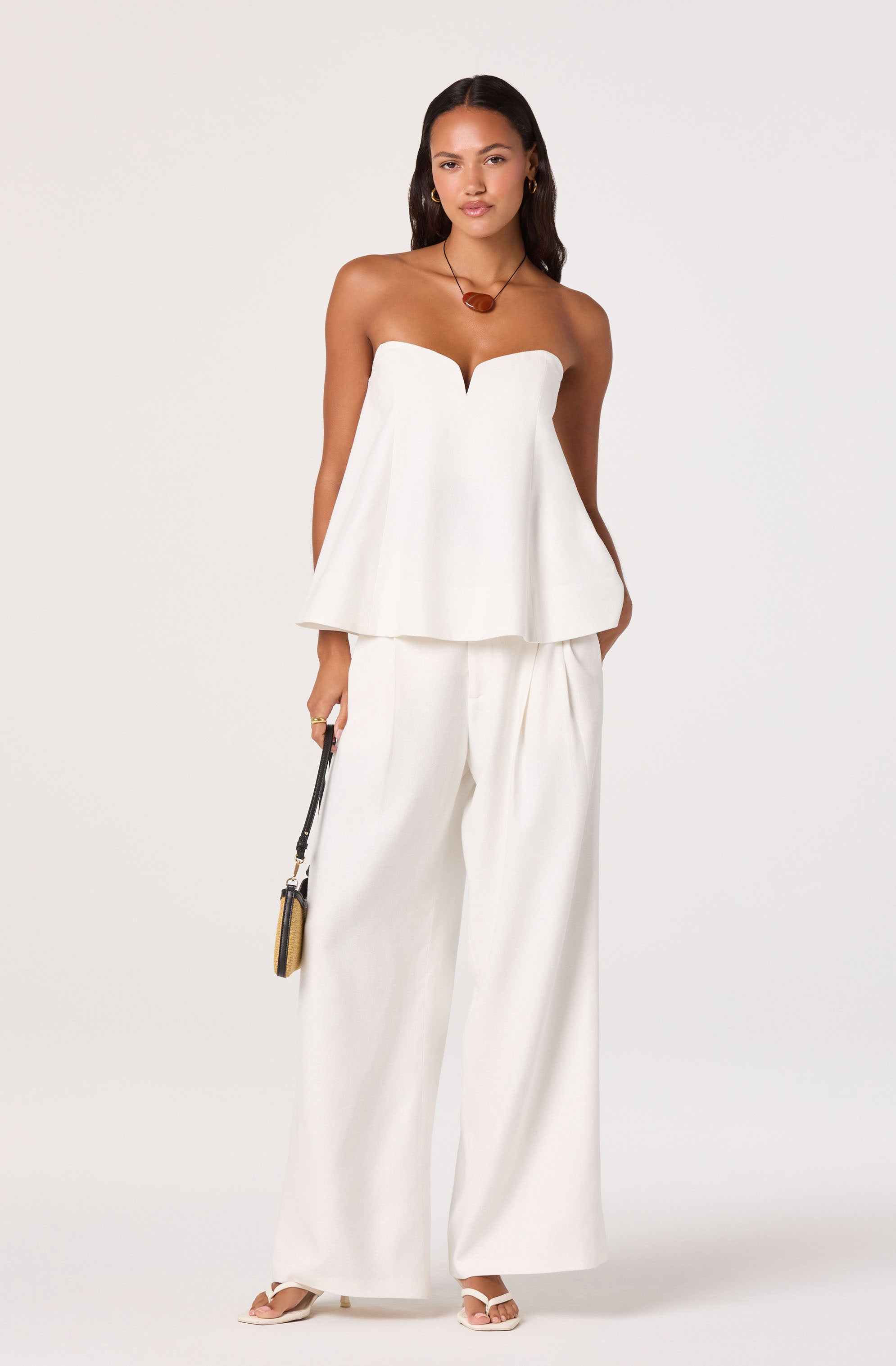 Talulla Strapless Babydoll Top