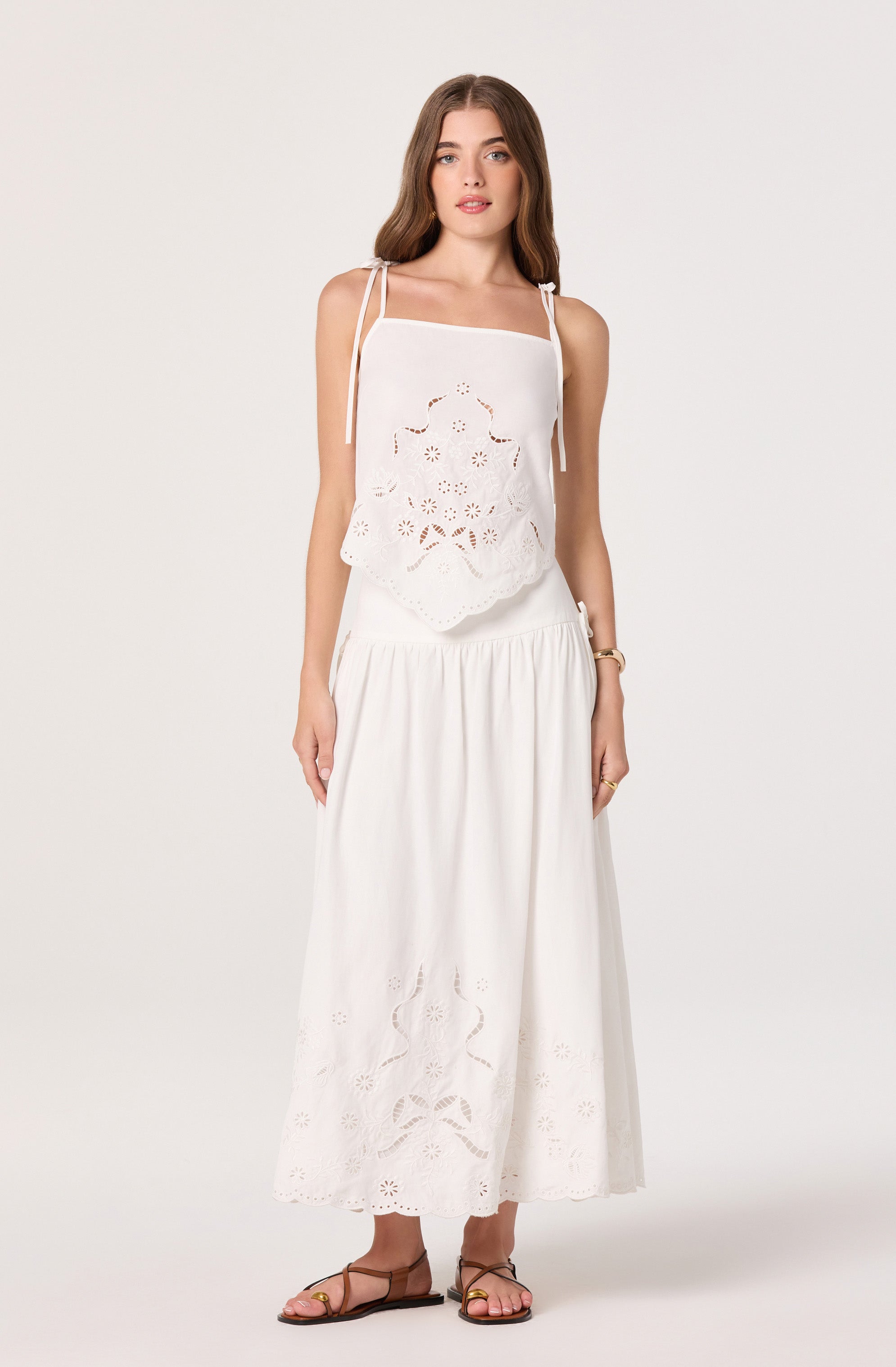 Stevie Embroidered Tank Top