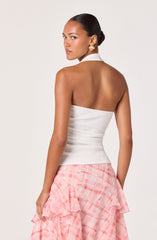 Tate Knit Ruched Halter Top